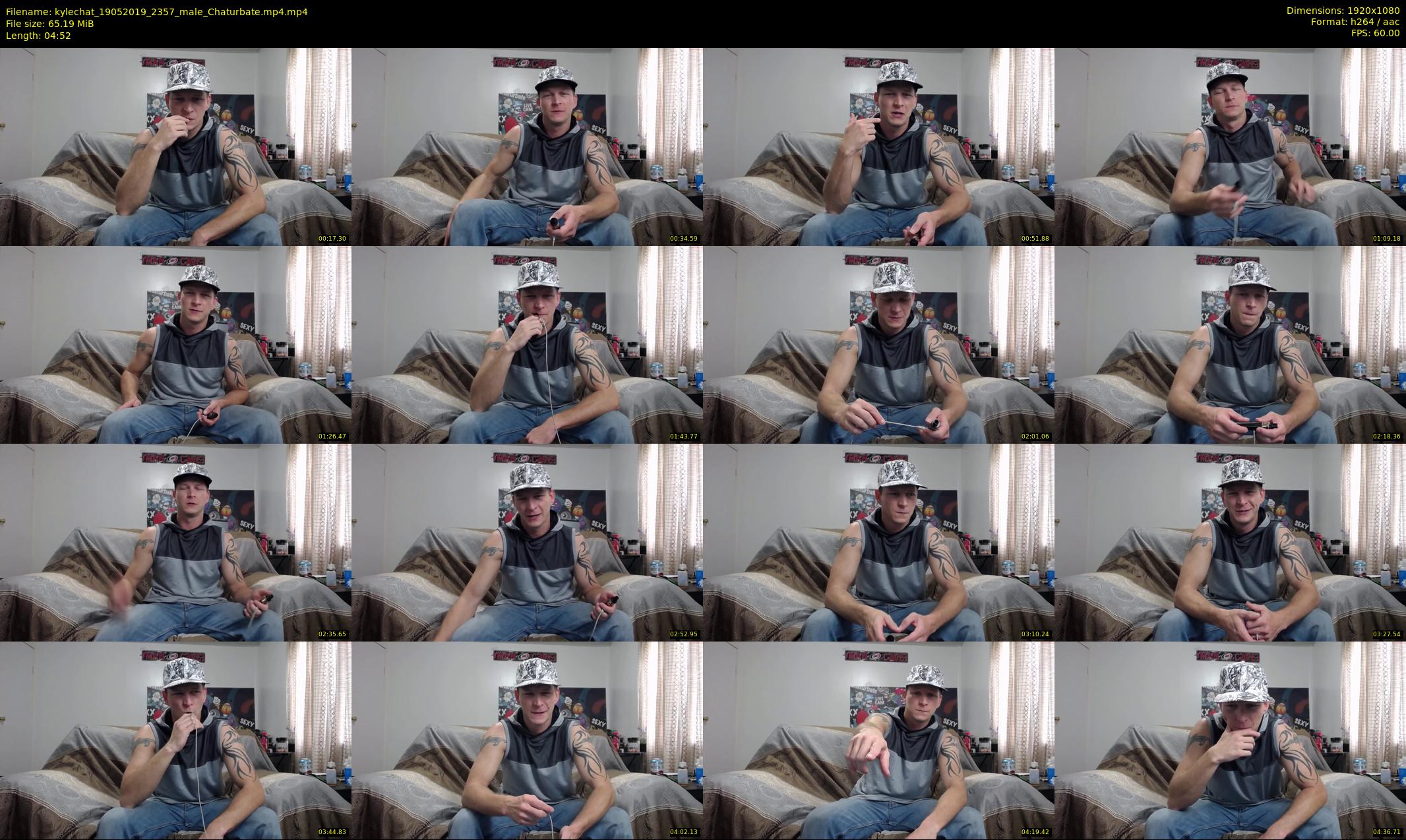 kylechat — 5 minute Chaturbate male cam show recording, 1080p, May 19, 2019