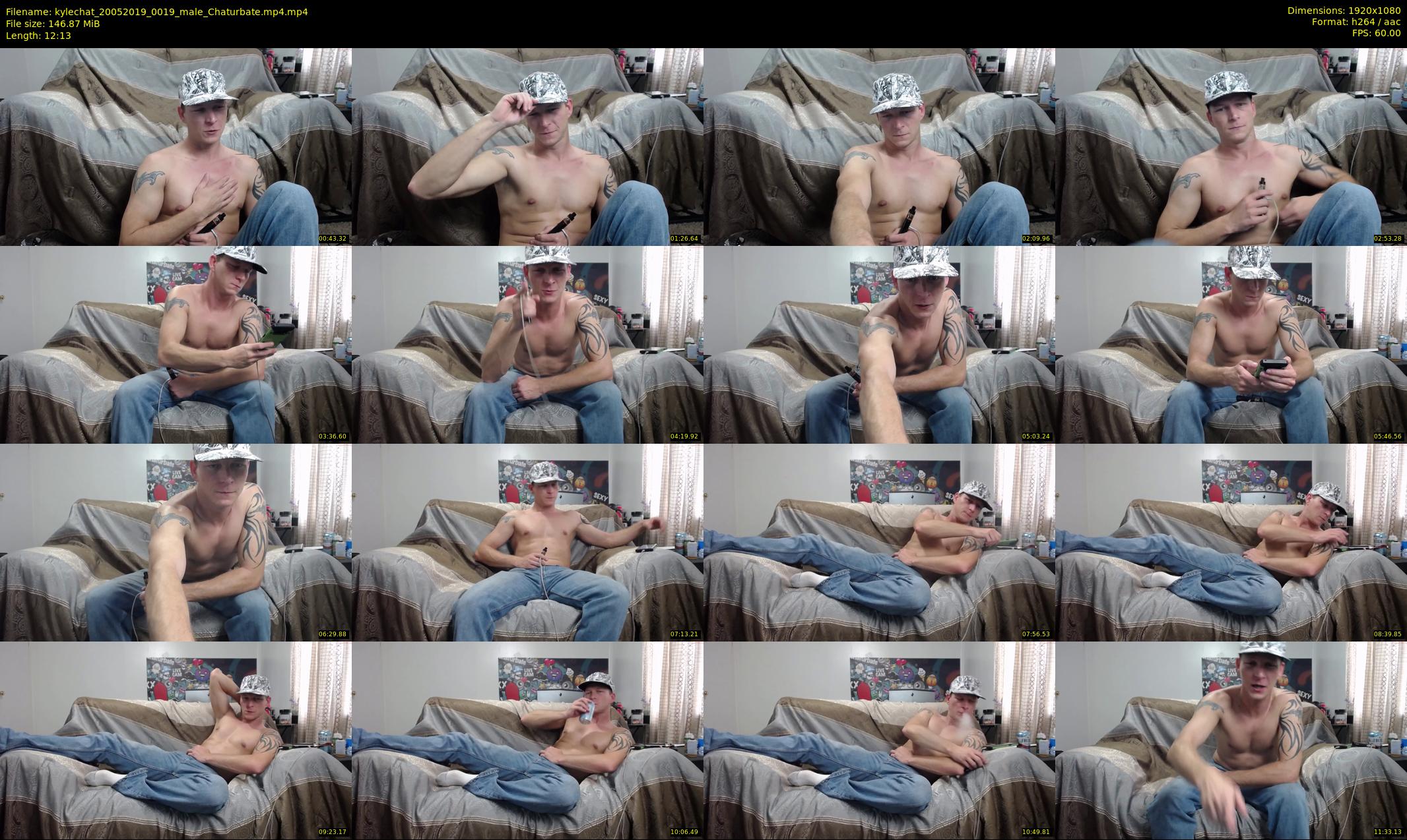 kylechat — 13 minute Chaturbate male cam show recording, 1080p, May 20, 2019