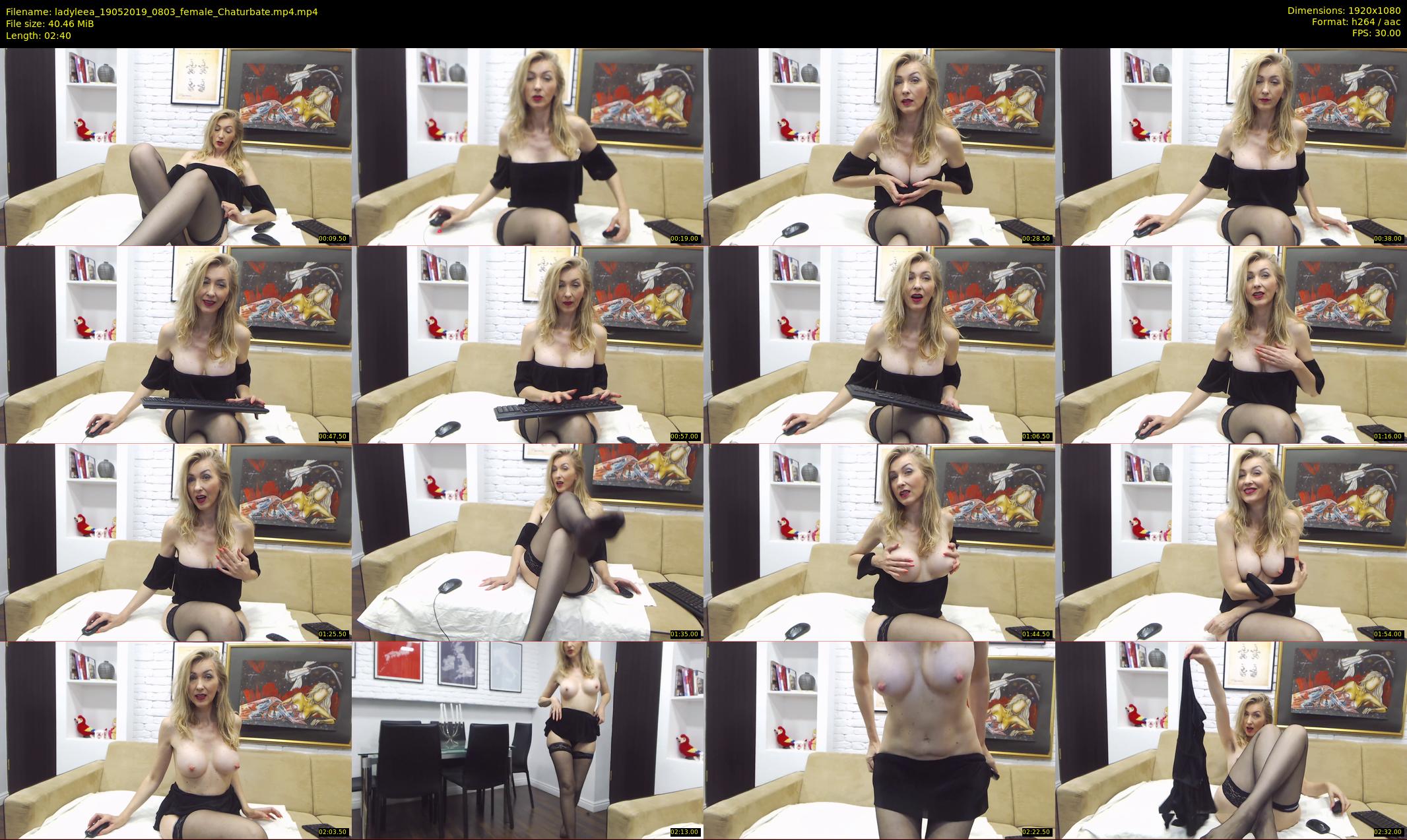 ladyleea — 3 minute Chaturbate female cam show recording, 1080p, May 19, 2019