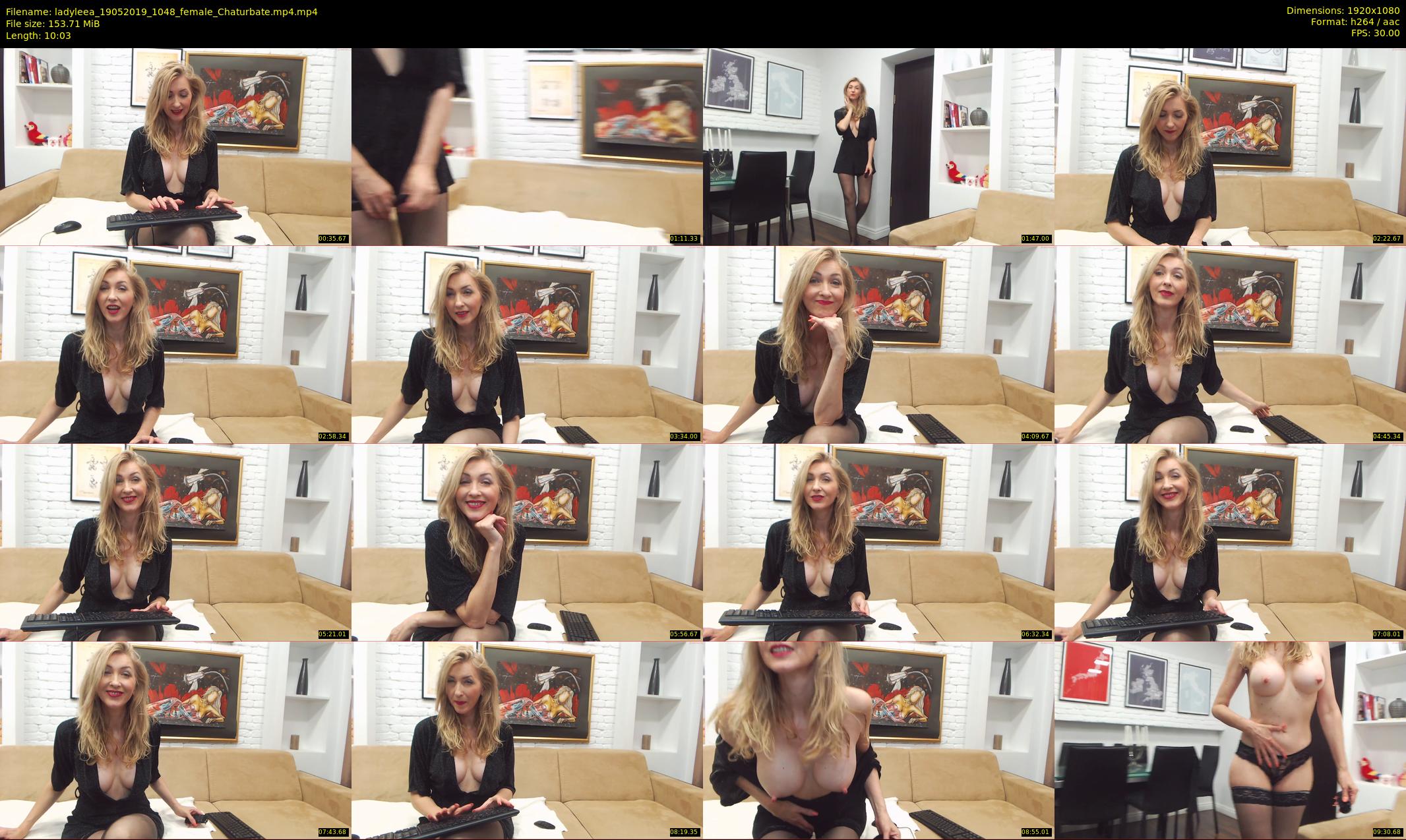 ladyleea — 11 minute Chaturbate female cam show recording, 1080p, May 19, 2019