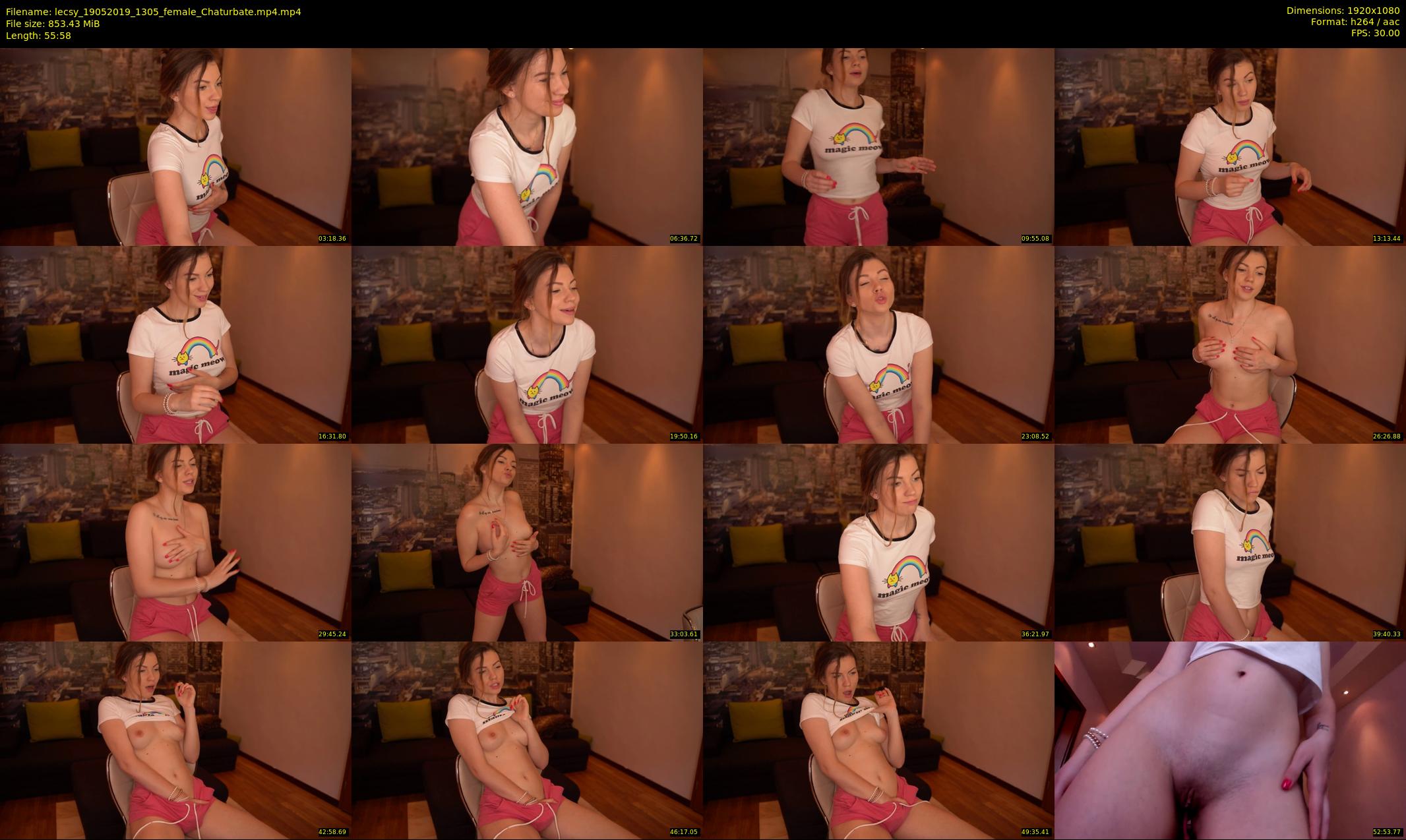 lecsy — 56 minute Chaturbate female cam show recording, 1080p, May 19, 2019