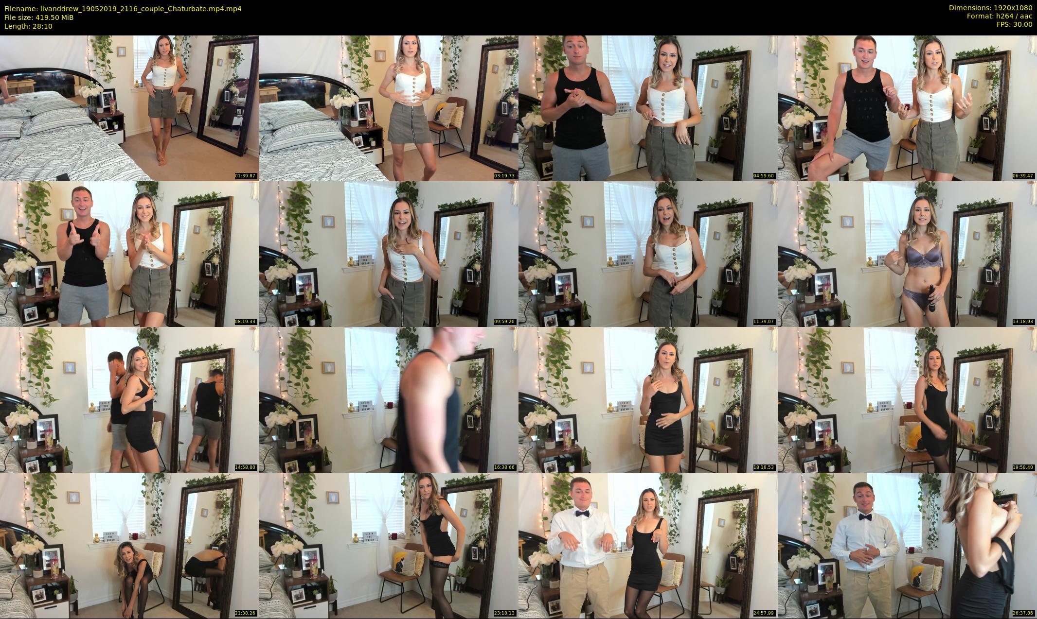 livanddrew — 29 minute Chaturbate couple cam show recording, 1080p, May 19, 2019