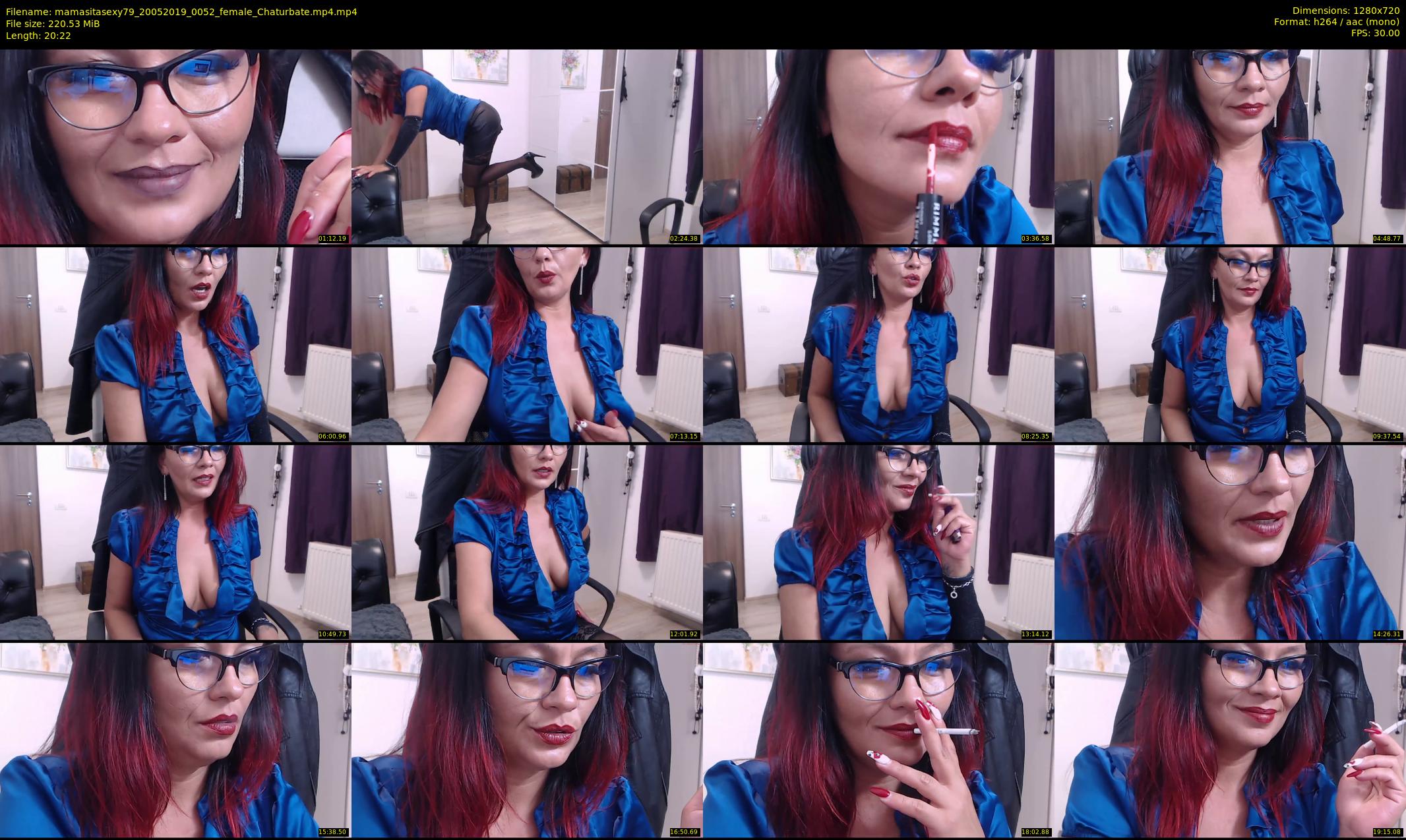 mamasitasexy79 — 21 minute Chaturbate female cam show recording, 720p, May 20, 2019