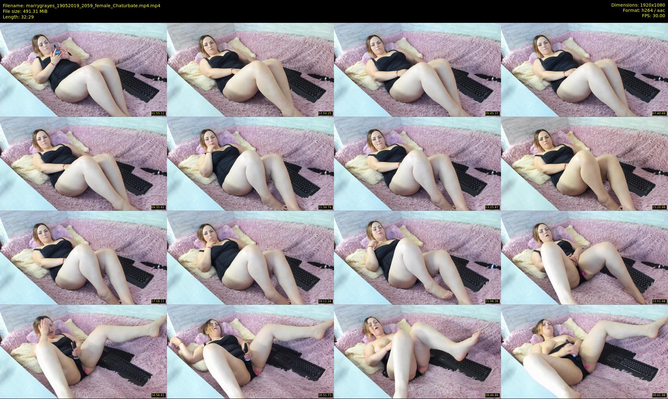 marrygrayes — 33 minute Chaturbate female cam show recording, 1080p, May 19, 2019