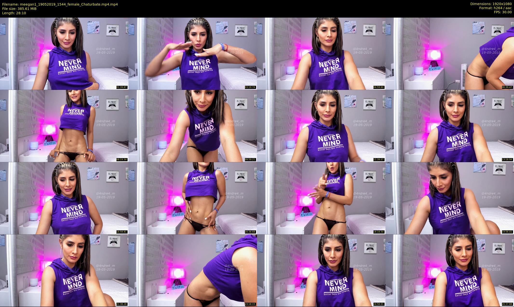 meegan1 — 29 minute Chaturbate female cam show recording, 1080p, May 19, 2019