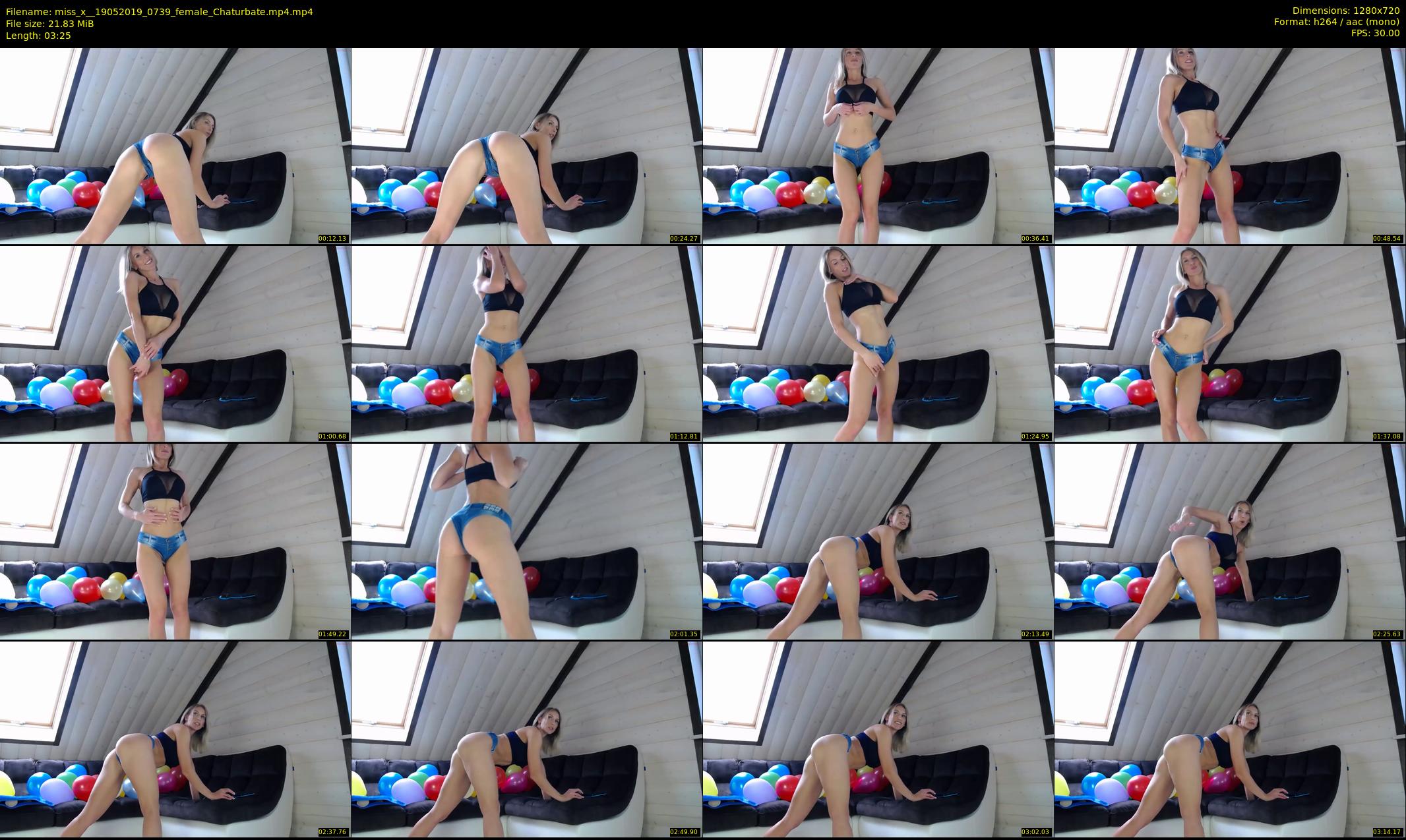 miss_x_ — 4 minute Chaturbate female cam show recording, 720p, May 19, 2019