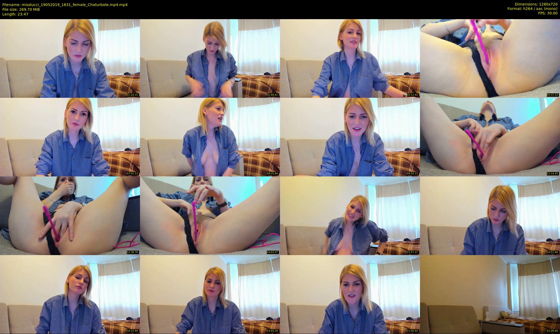 misslucci — 24 minute Chaturbate female cam show recording, 720p, May 19, 2019