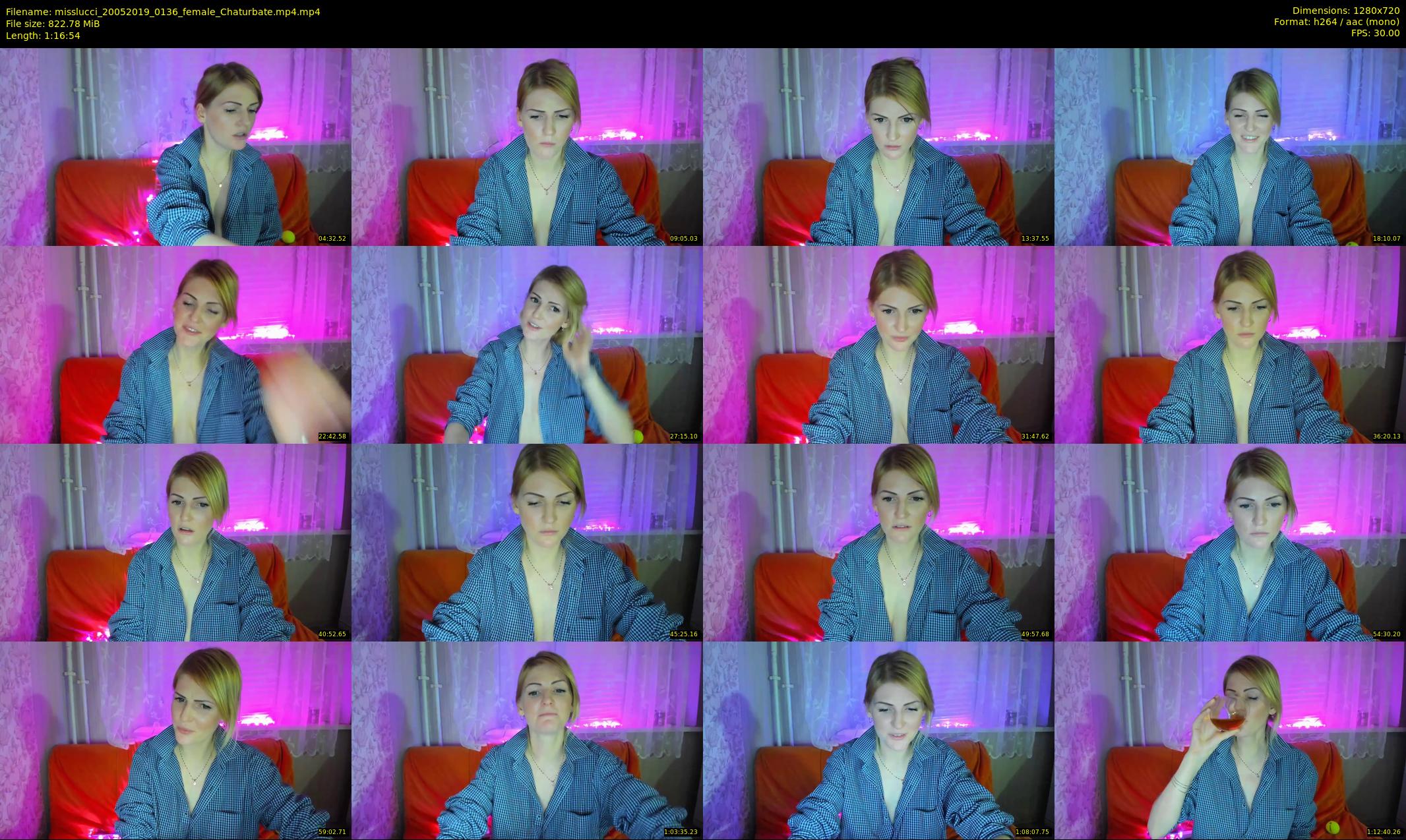 misslucci — 77 minute Chaturbate female cam show recording, 720p, May 20, 2019