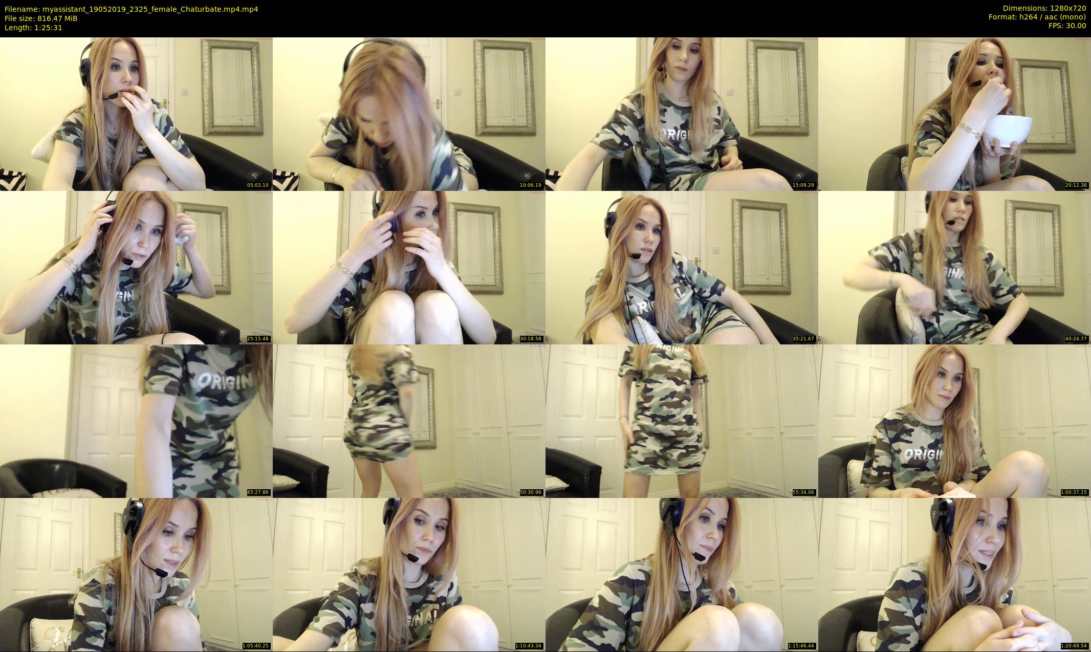 myassistant — 86 minute Chaturbate female cam show recording, 720p, May 19, 2019