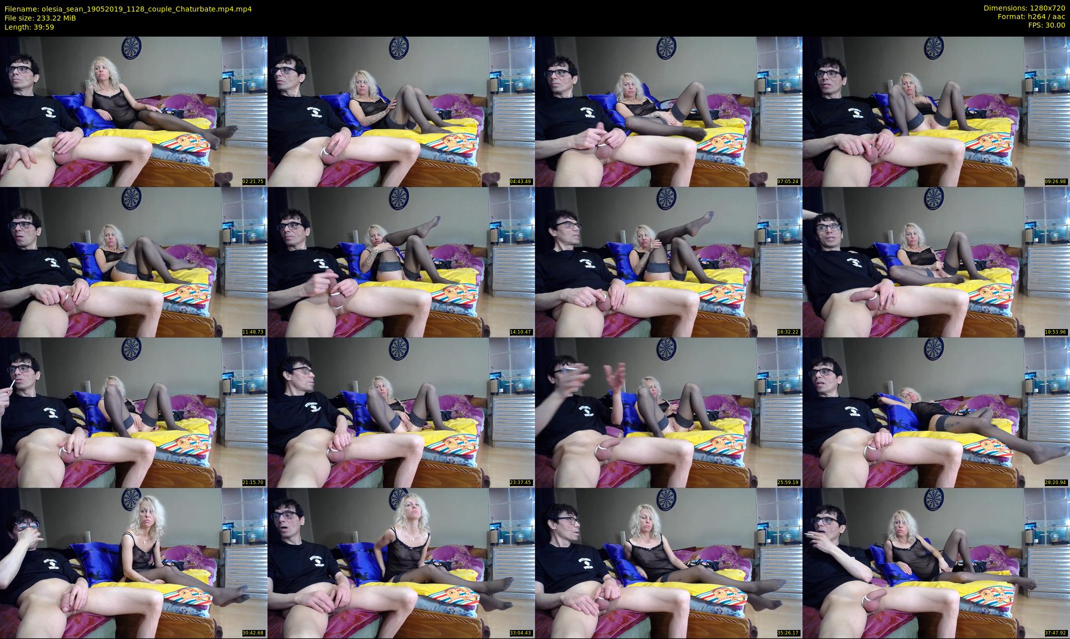 olesia_sean — 40 minute Chaturbate couple cam show recording, 720p, May 19, 2019