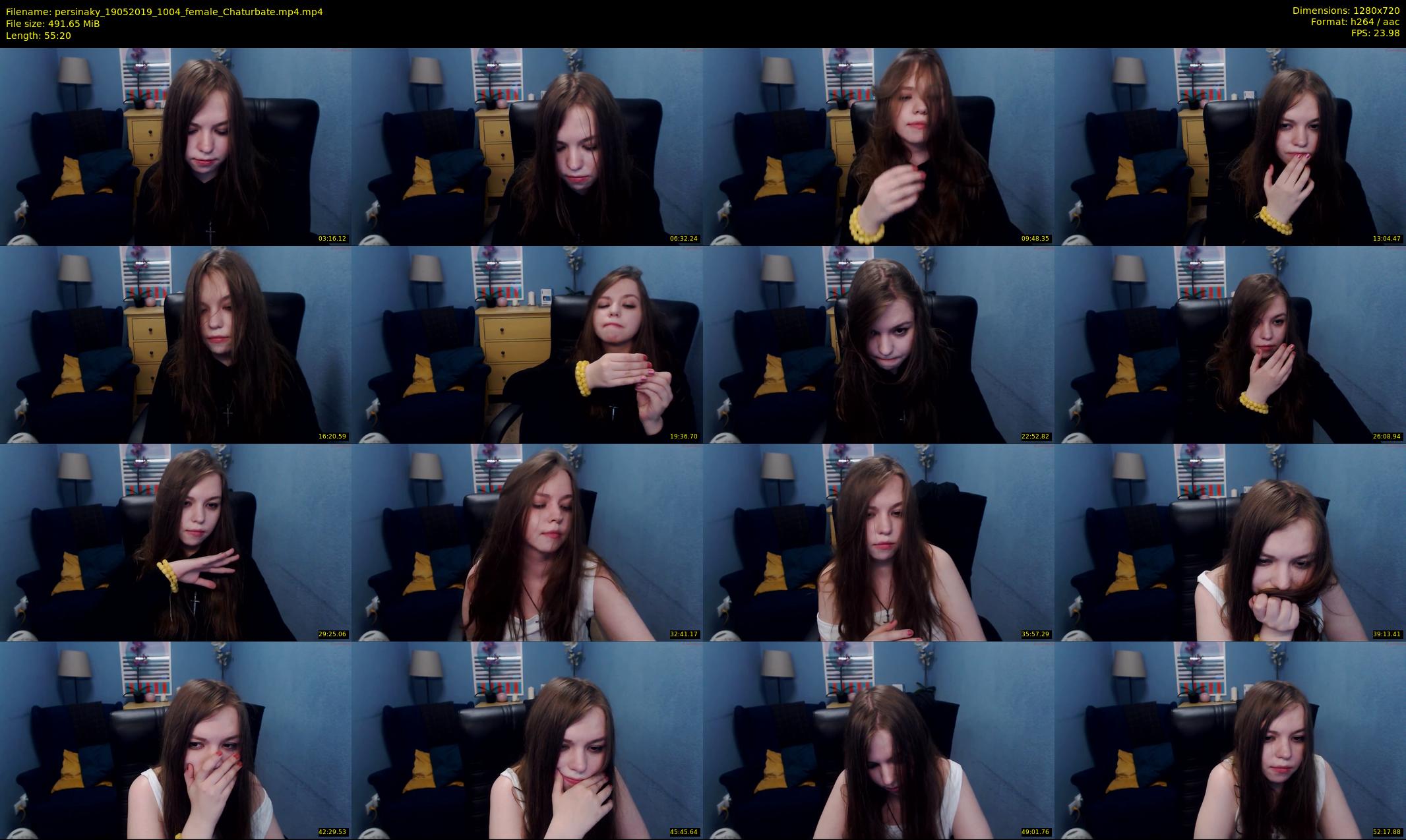 persinaky — 56 minute Chaturbate female cam show recording, 720p, May 19, 2019