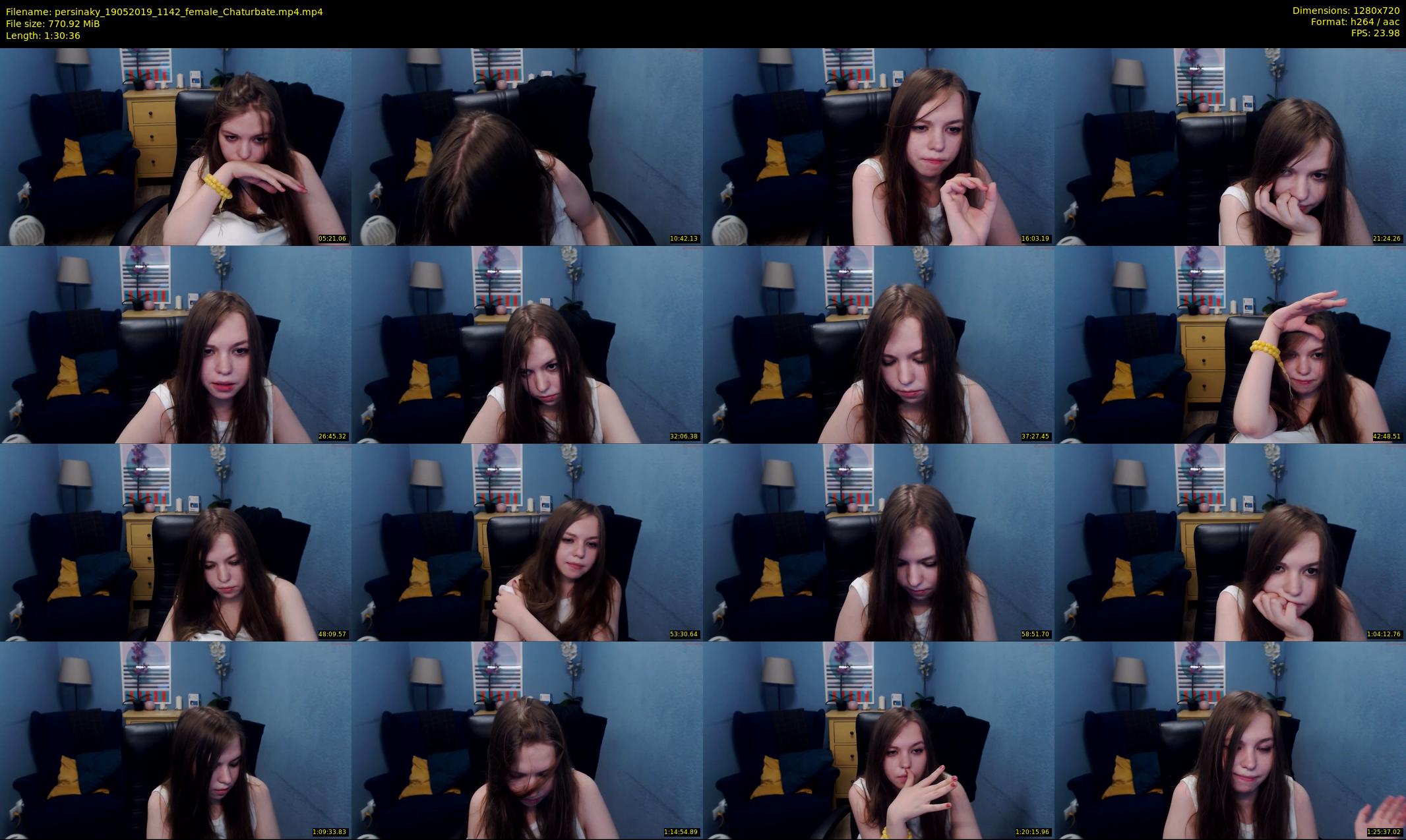 persinaky — 91 minute Chaturbate female cam show recording, 720p, May 19, 2019