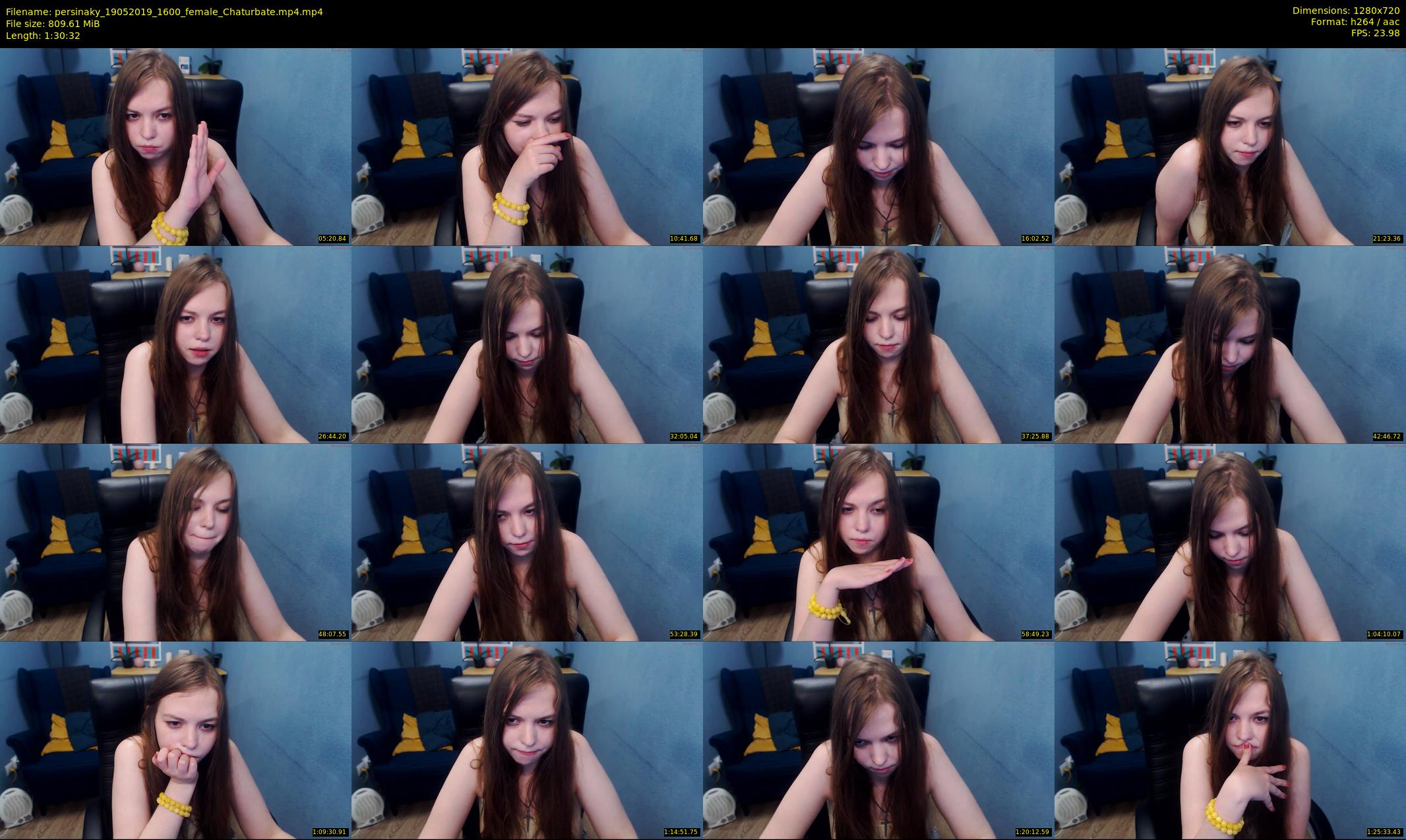 persinaky — 91 minute Chaturbate female cam show recording, 720p, May 19, 2019