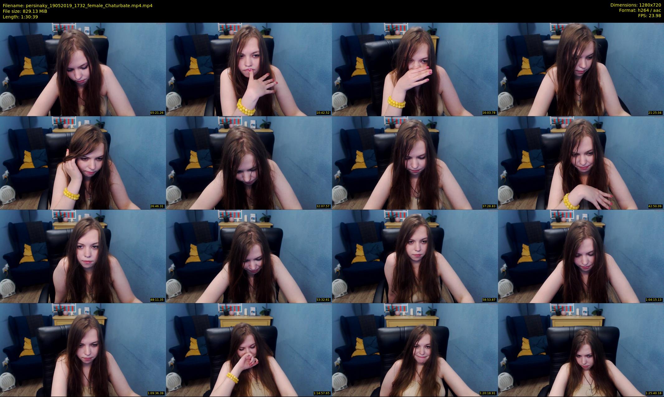 persinaky — 91 minute Chaturbate female cam show recording, 720p, May 19, 2019