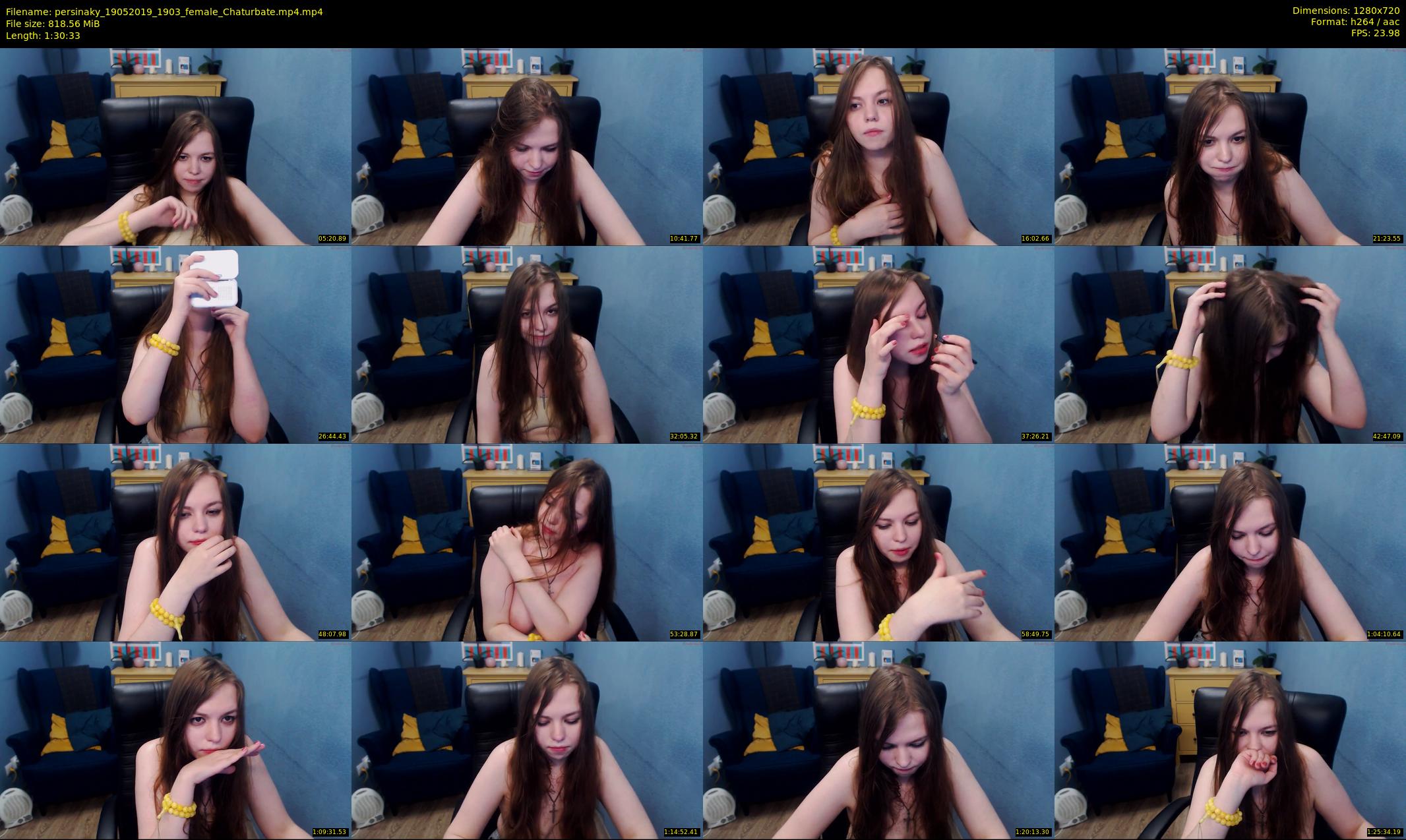 persinaky — 91 minute Chaturbate female cam show recording, 720p, May 19, 2019