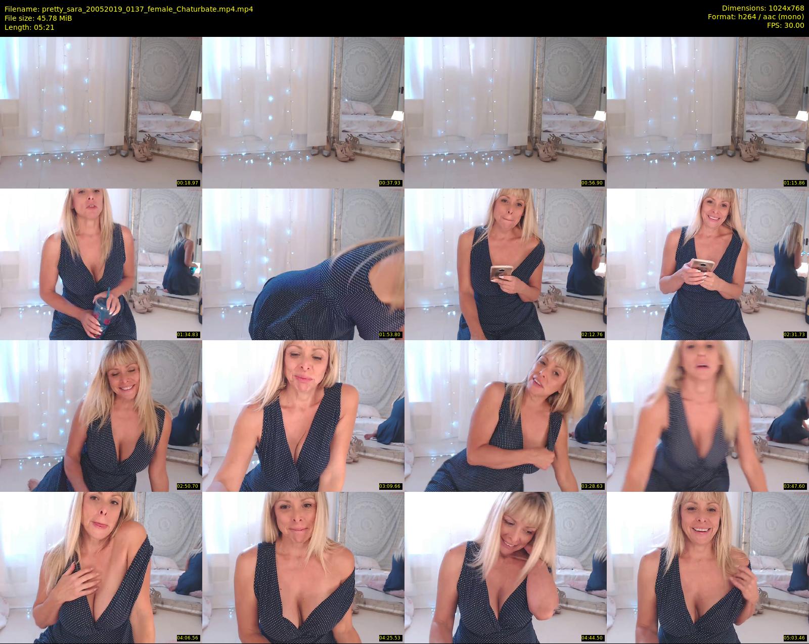 pretty_sara — 6 minute Chaturbate female cam show recording, 720p, May 20, 2019