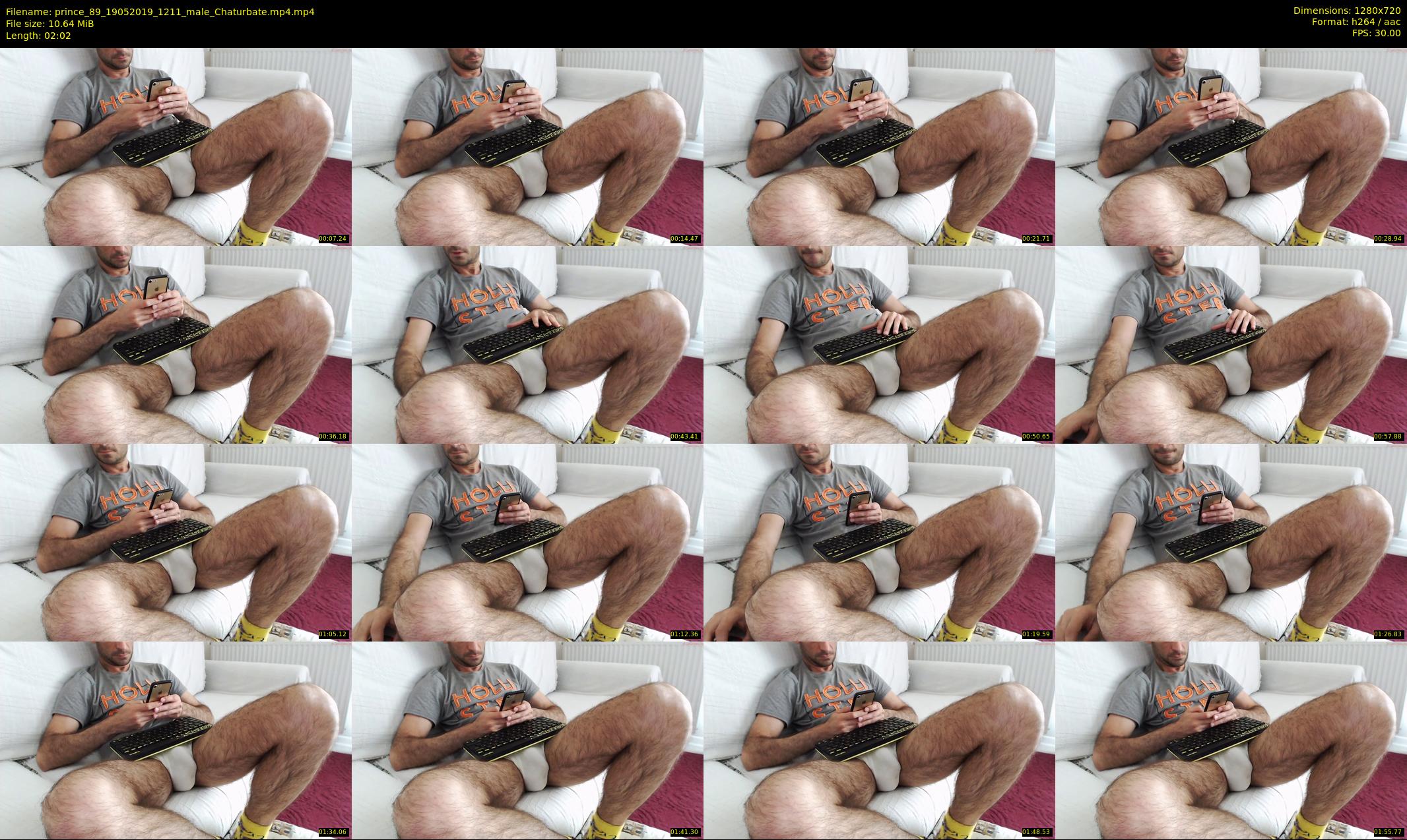 prince_89 — 3 minute Chaturbate male cam show recording, 720p, May 19, 2019