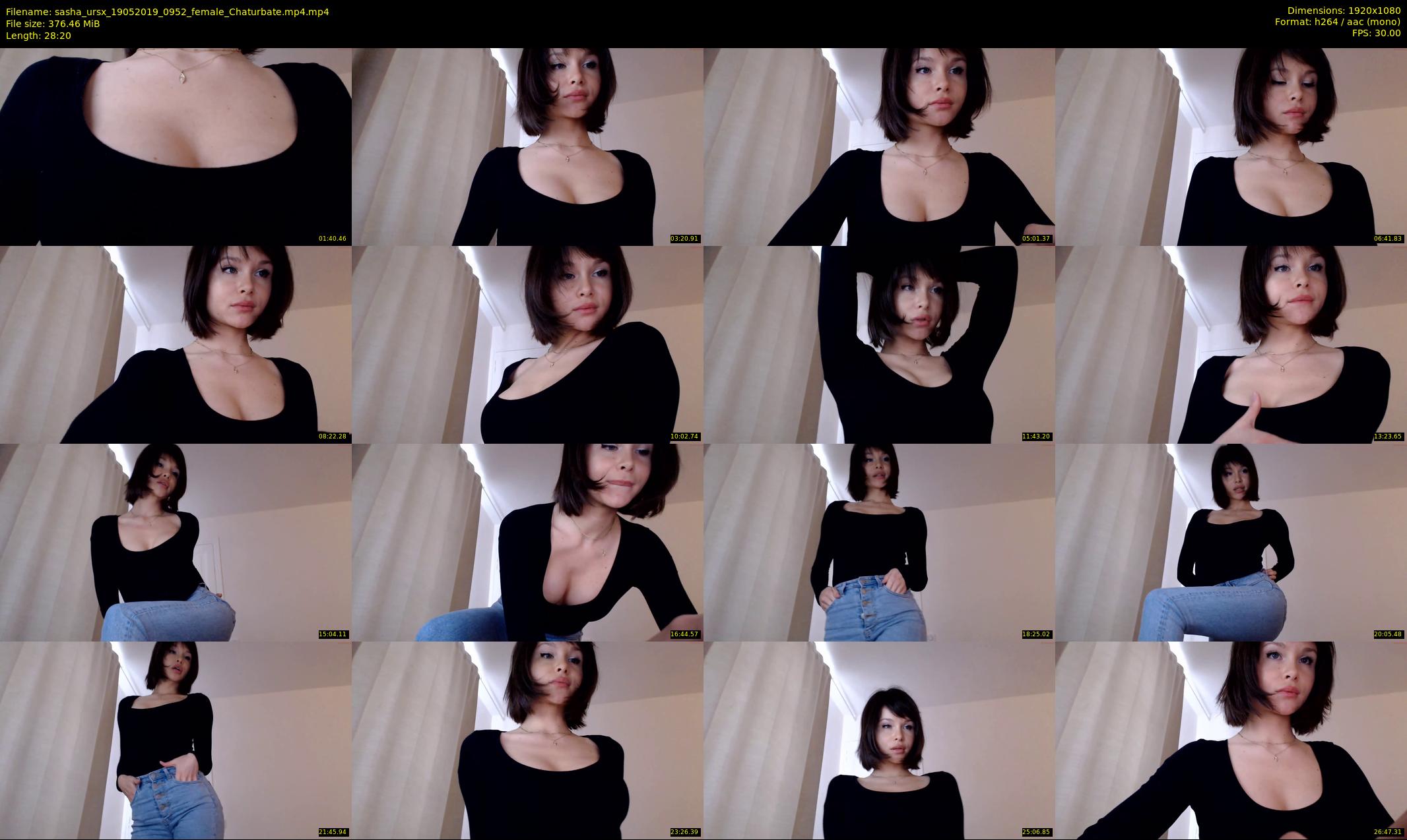 sasha_ursx — 29 minute Chaturbate female cam show recording, 1080p, May 19, 2019