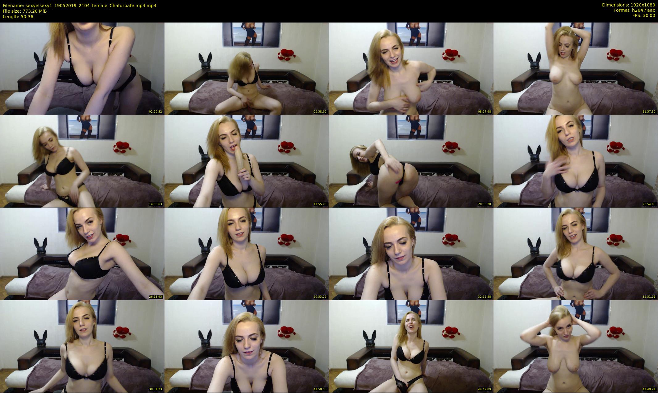 sexyelsexy1 — 51 minute Chaturbate female cam show recording, 1080p, May 19, 2019