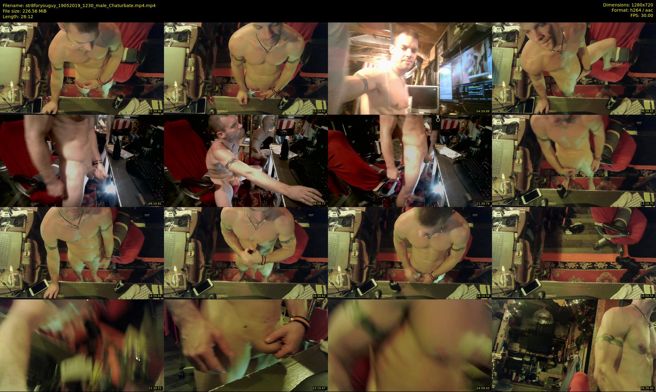 str8foryouguy — 29 minute Chaturbate male cam show recording, 720p, May 19, 2019