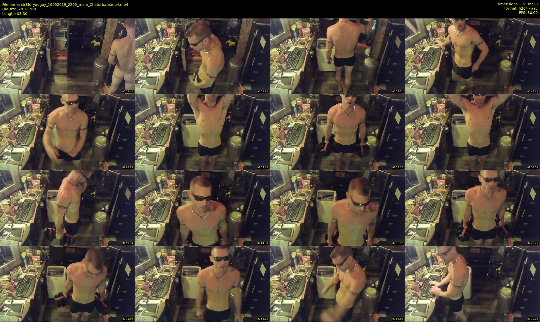 str8foryouguy — 4 minute Chaturbate male cam show recording, 720p, May 19, 2019
