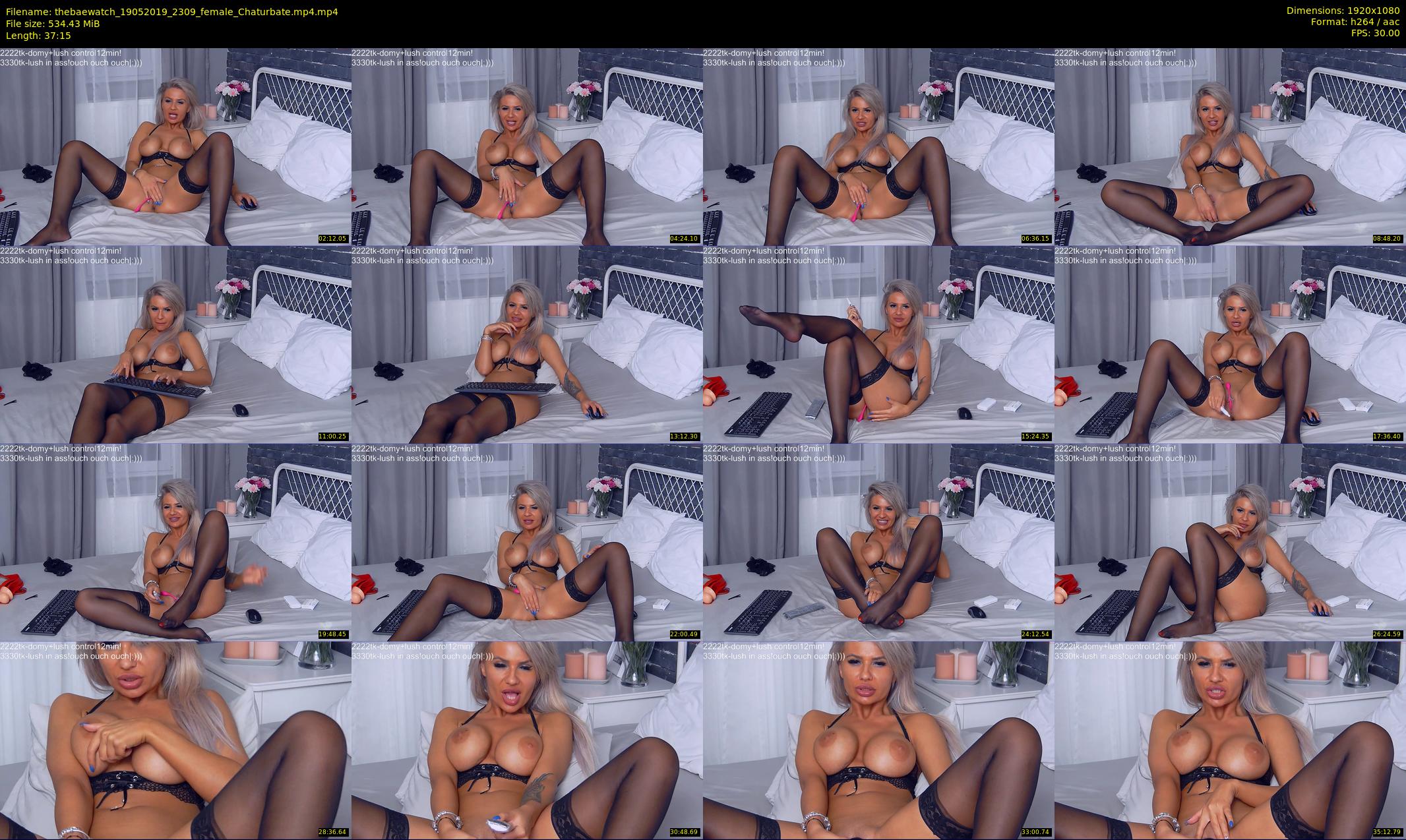 thebaewatch — 38 minute Chaturbate female cam show recording, 1080p, May 19, 2019