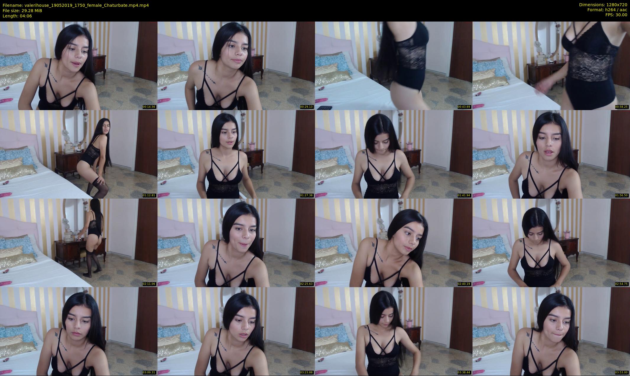 valerihouse — 5 minute Chaturbate female cam show recording, 720p, May 19, 2019