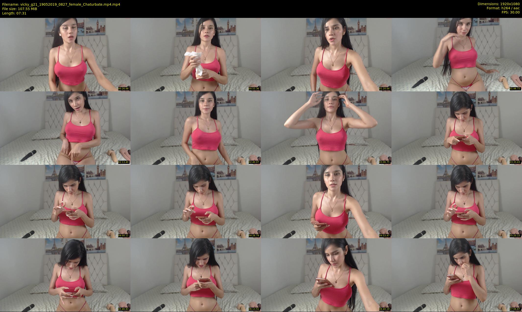 vicky_g21 — 8 minute Chaturbate female cam show recording, 1080p, May 19, 2019