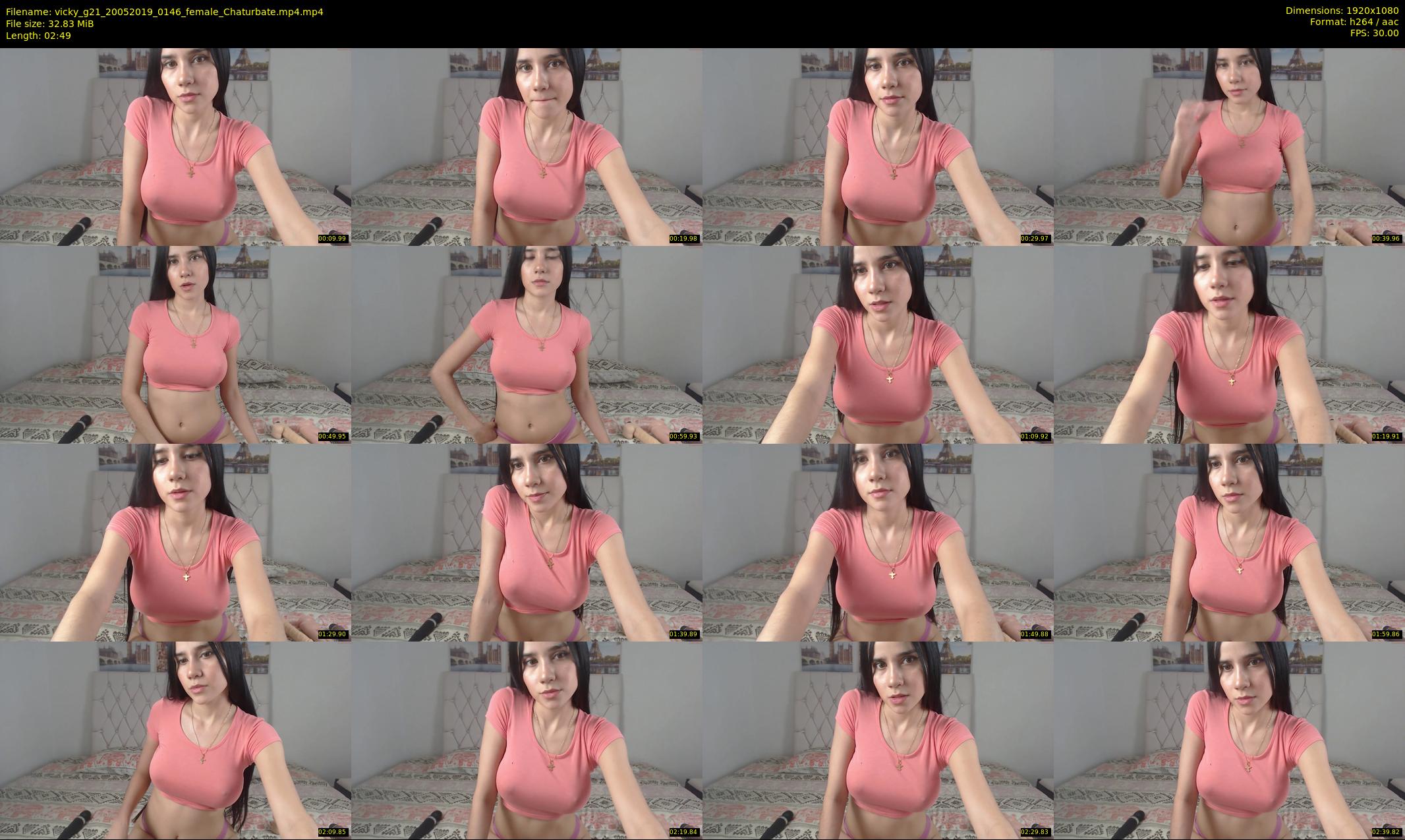 vicky_g21 — 3 minute Chaturbate female cam show recording, 1080p, May 20, 2019