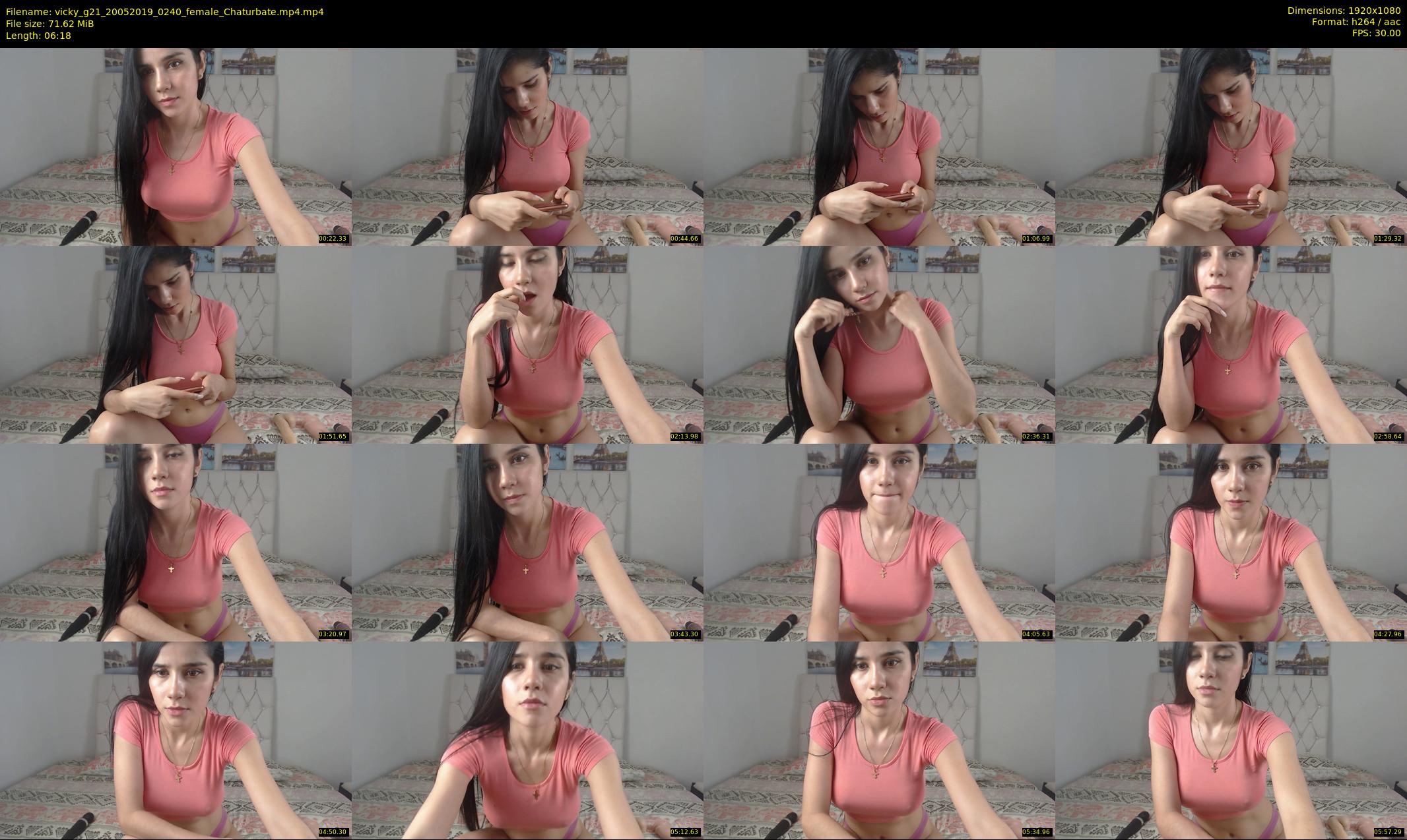 vicky_g21 — 7 minute Chaturbate female cam show recording, 1080p, May 20, 2019