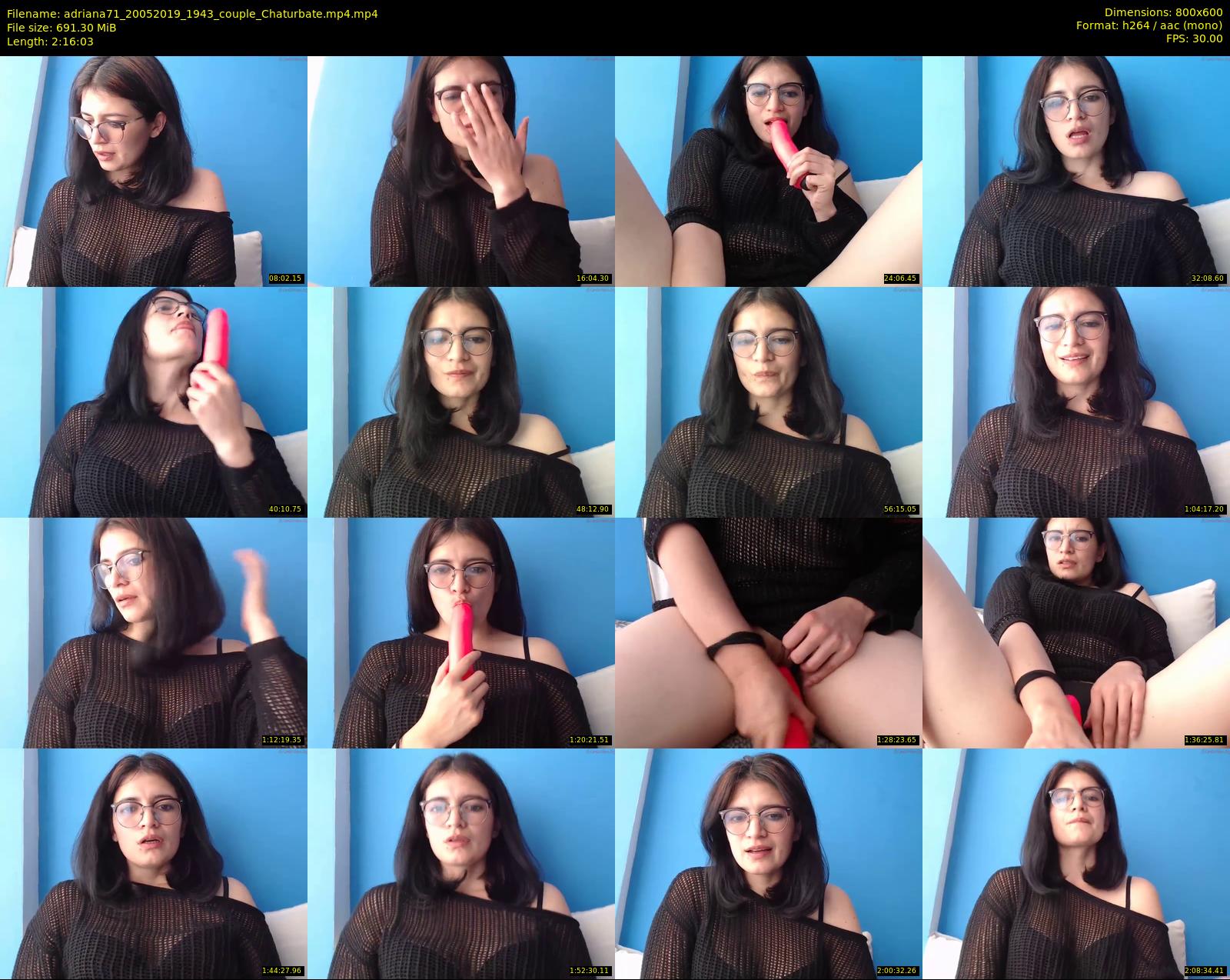 adriana71 — 137 minute Chaturbate couple cam show recording, 480p, May 20, 2019