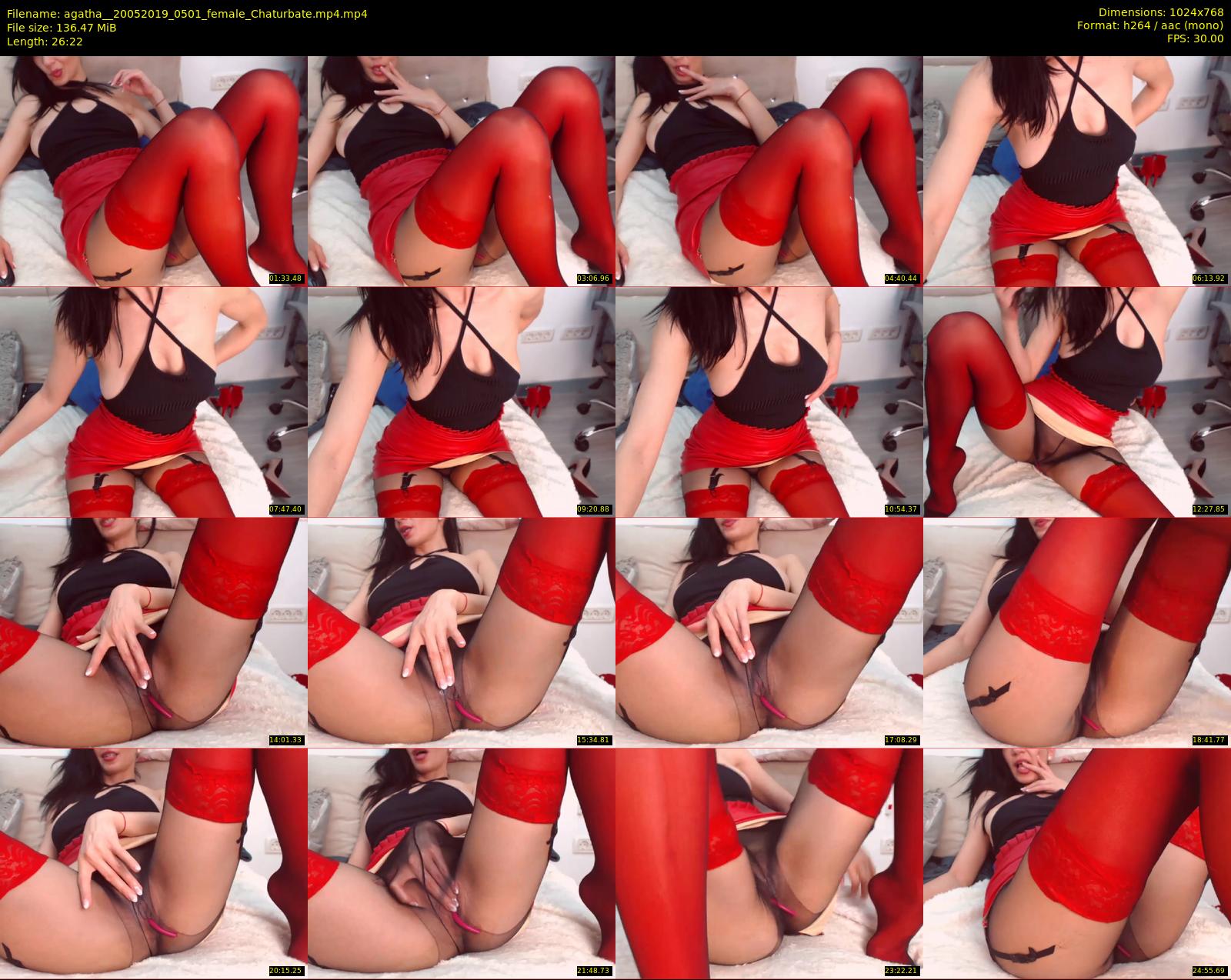 agatha_ — 27 minute Chaturbate female cam show recording, 720p, May 20, 2019
