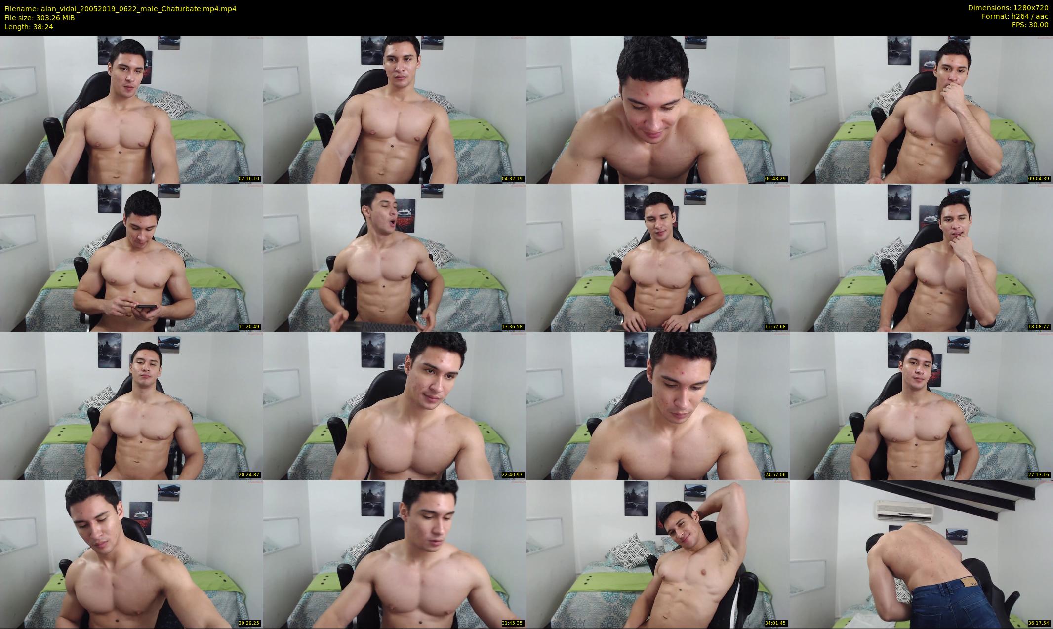 alan_vidal — 39 minute Chaturbate male cam show recording, 720p, May 20, 2019