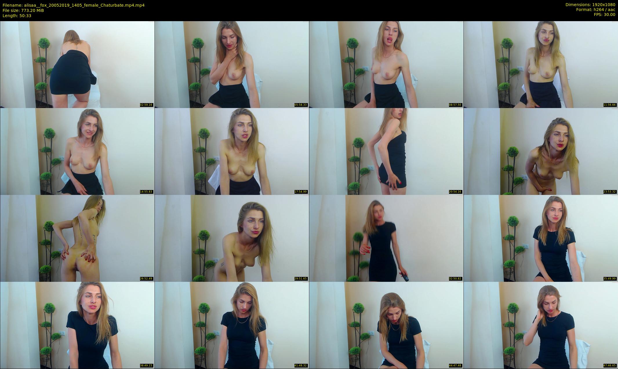 alisaa__fox — 51 minute Chaturbate female cam show recording, 1080p, May 20, 2019