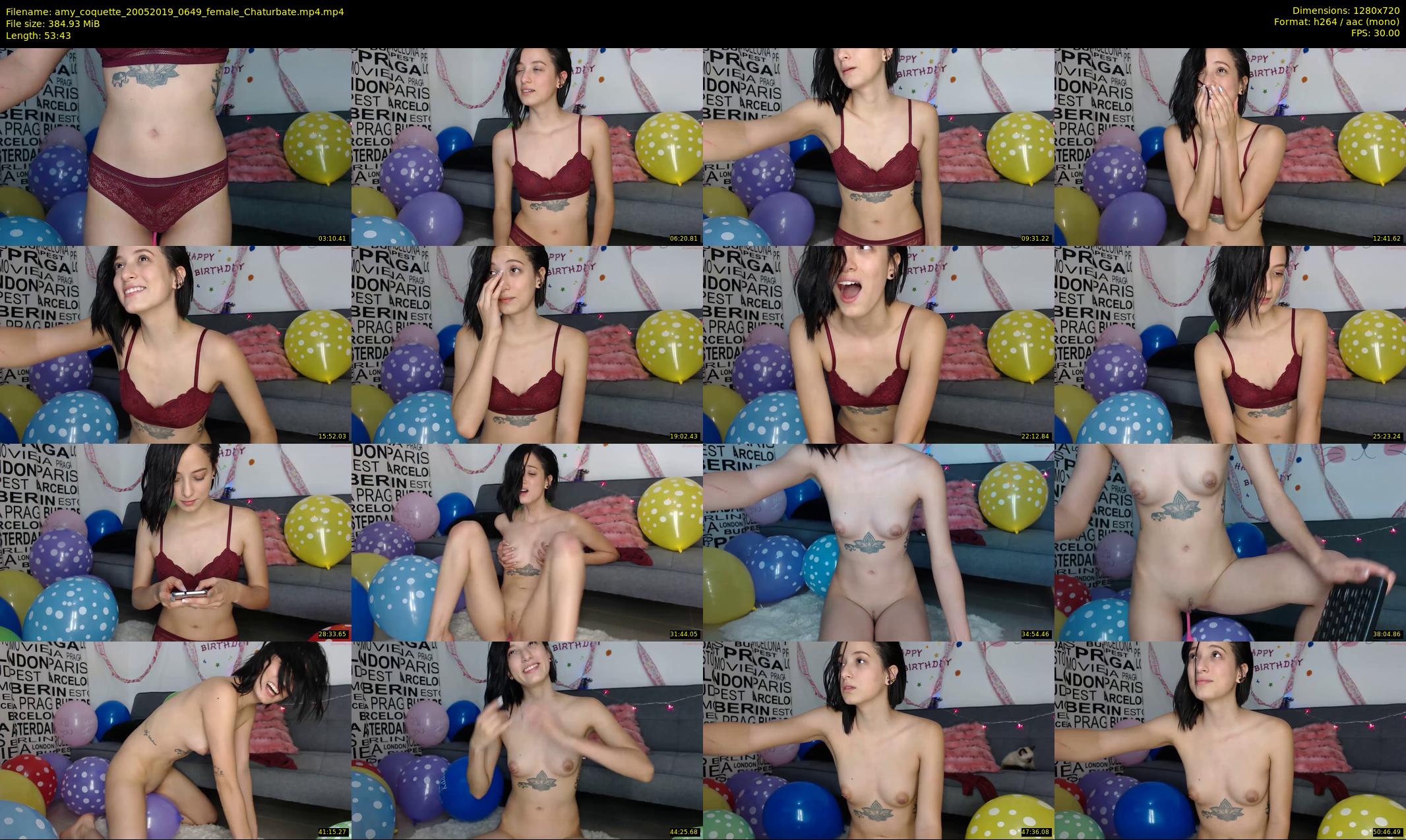 amy_coquette — 54 minute Chaturbate female cam show recording, 720p, May 20, 2019