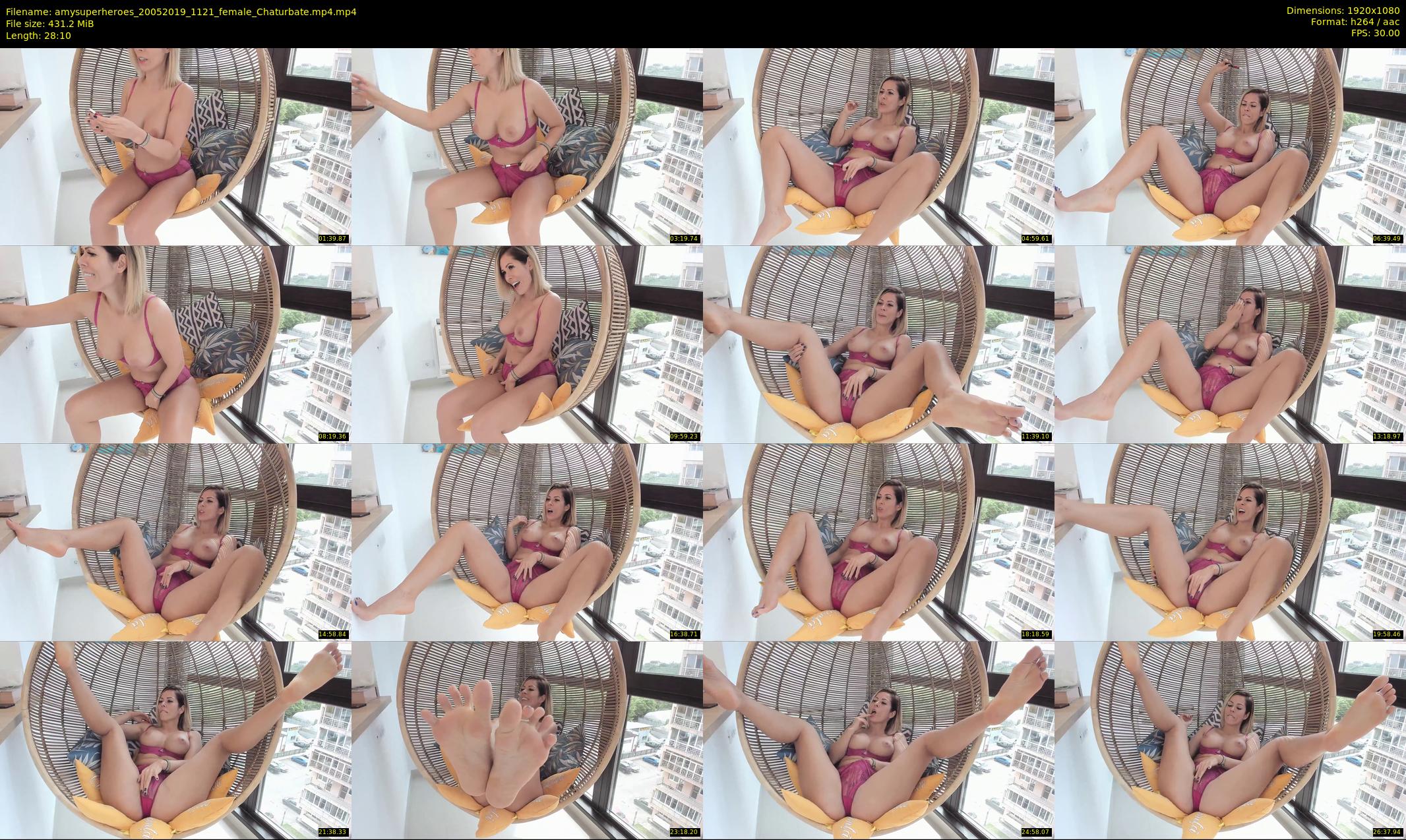 amysuperheroes — 29 minute Chaturbate female cam show recording, 1080p, May 20, 2019