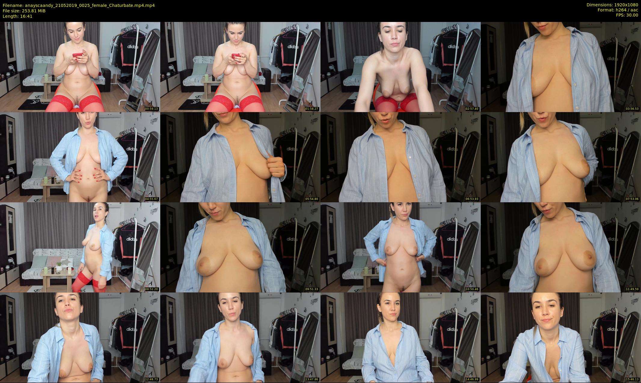anayscaandy — 17 minute Chaturbate female cam show recording, 1080p, May 21, 2019