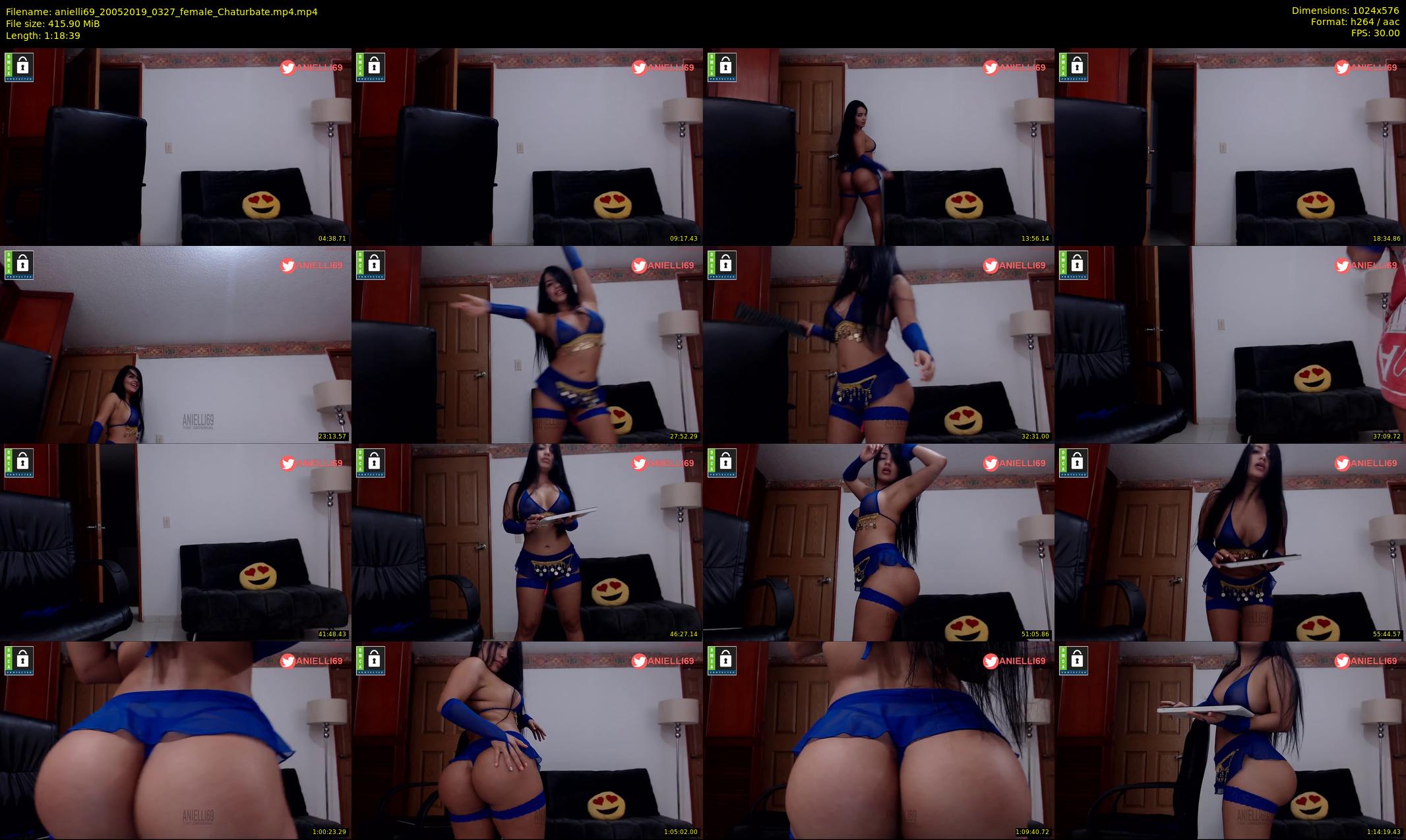 anielli69 — 79 minute Chaturbate female cam show recording, 480p, May 20, 2019