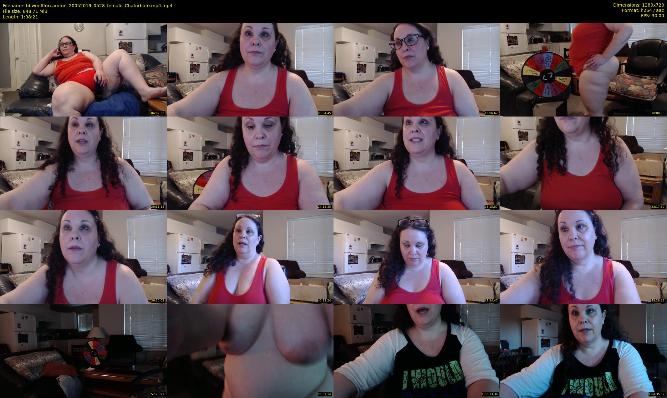 bbwmilfforcamfun — 69 minute Chaturbate female cam show recording, 720p, May 20, 2019