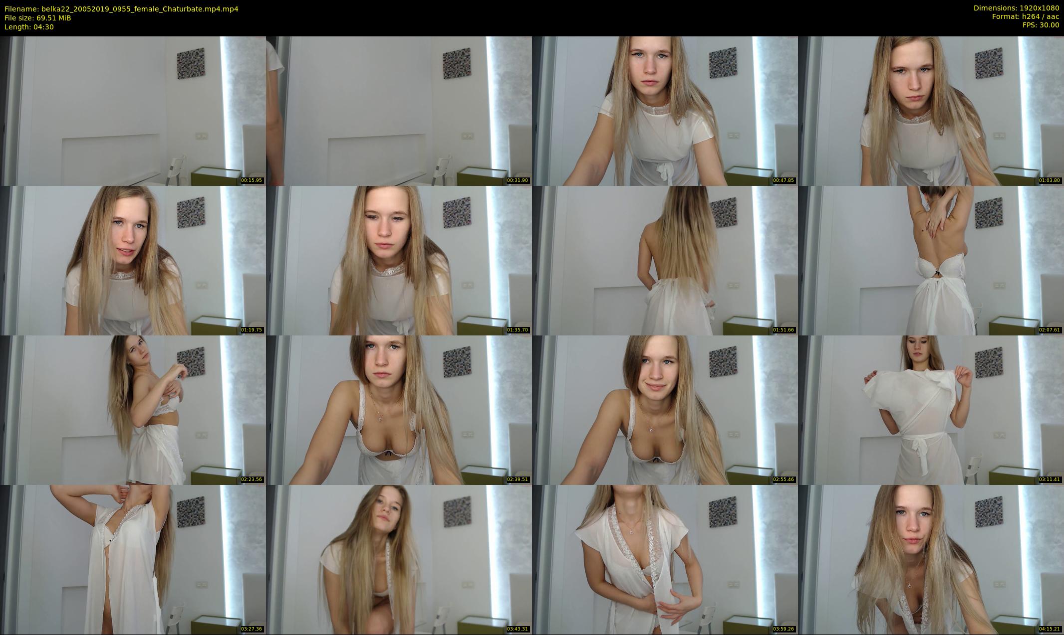 belka22 — 5 minute Chaturbate female cam show recording, 1080p, May 20, 2019