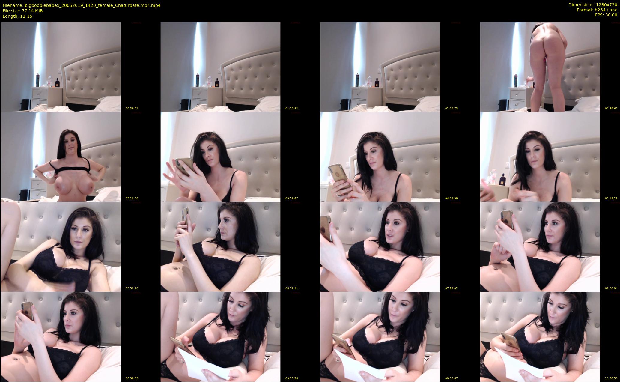 bigboobiebabex — 12 minute Chaturbate female cam show recording, 720p, May 20, 2019