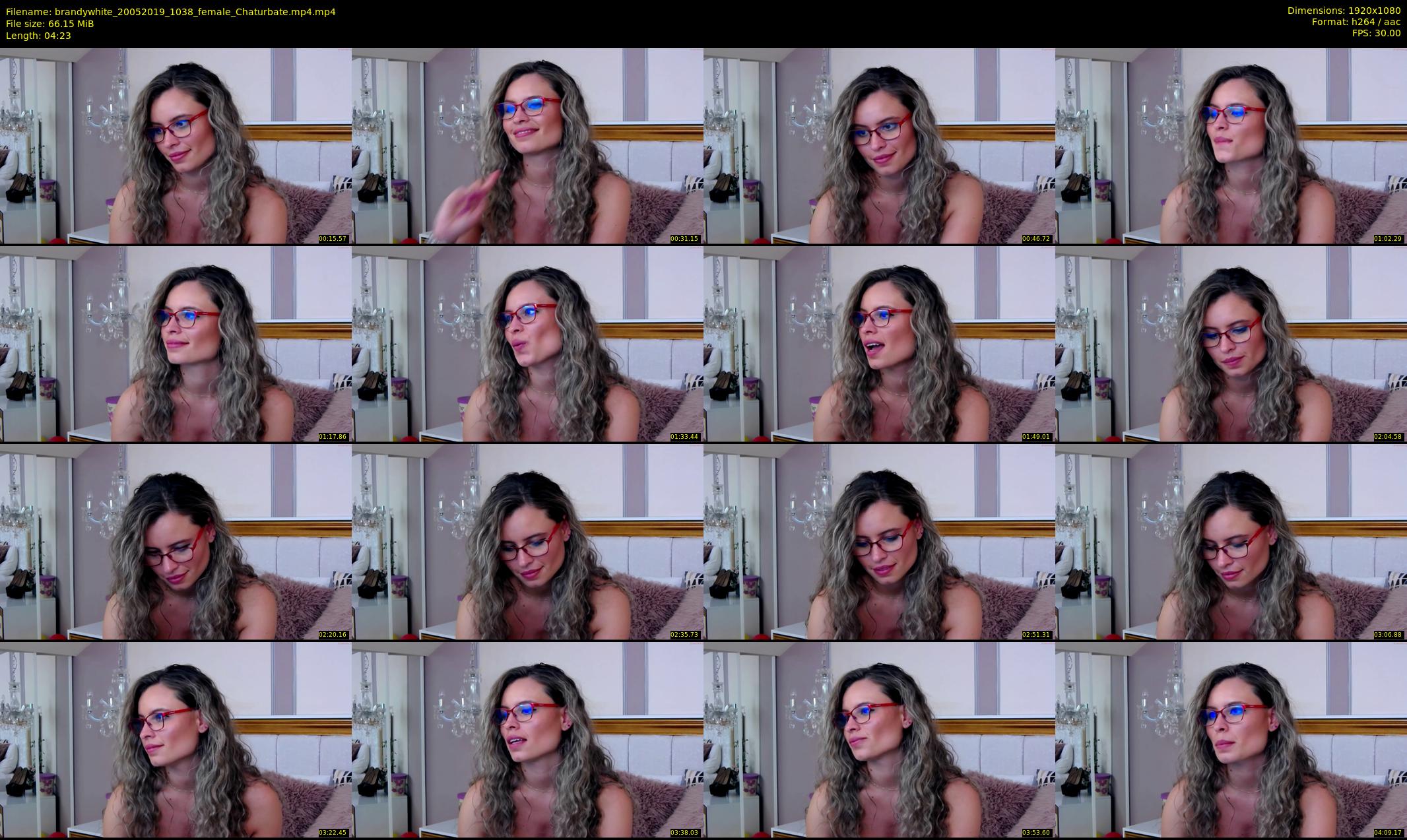 brandywhite — 5 minute Chaturbate female cam show recording, 1080p, May 20, 2019