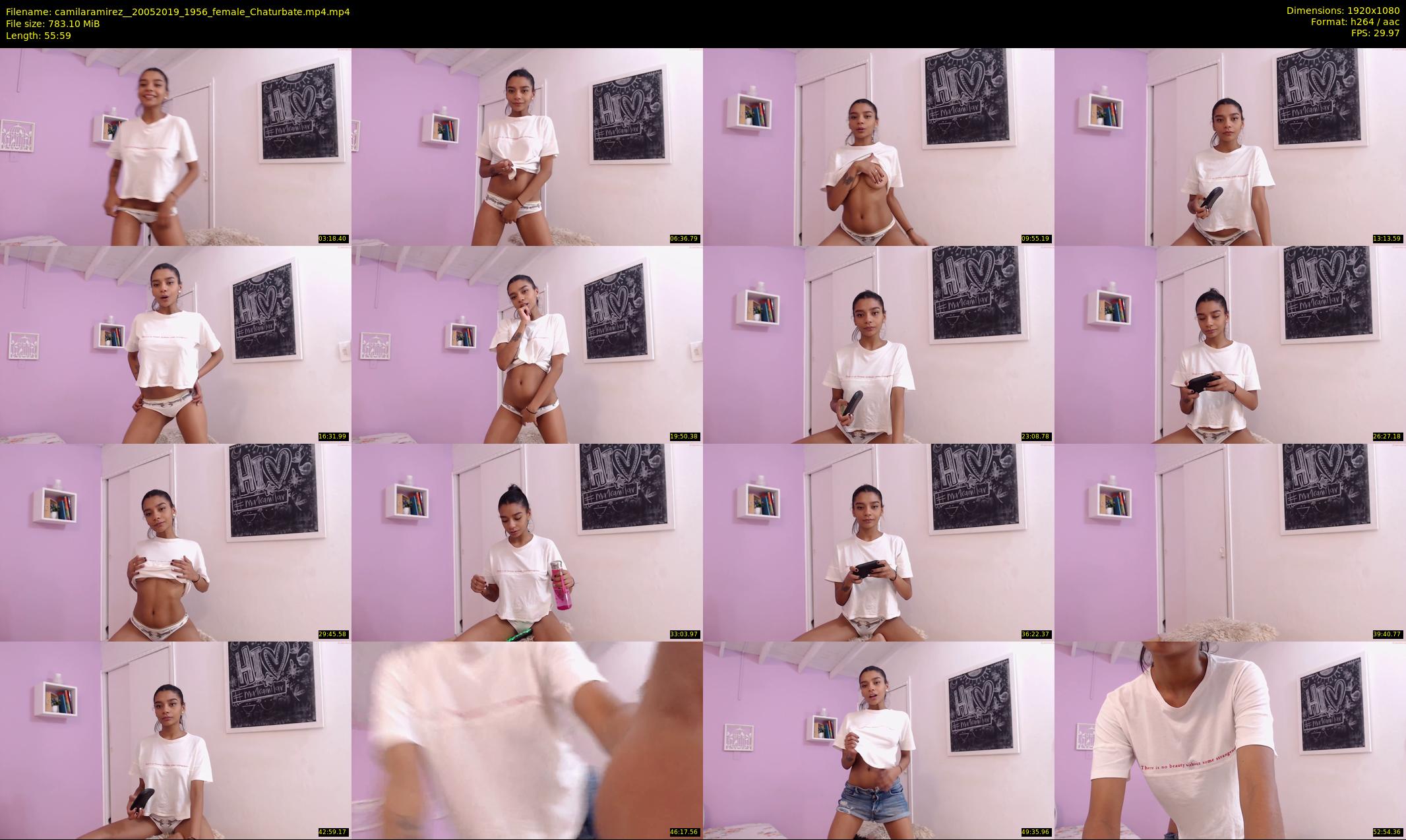 camilaramirez_ — 56 minute Chaturbate female cam show recording, 1080p, May 20, 2019