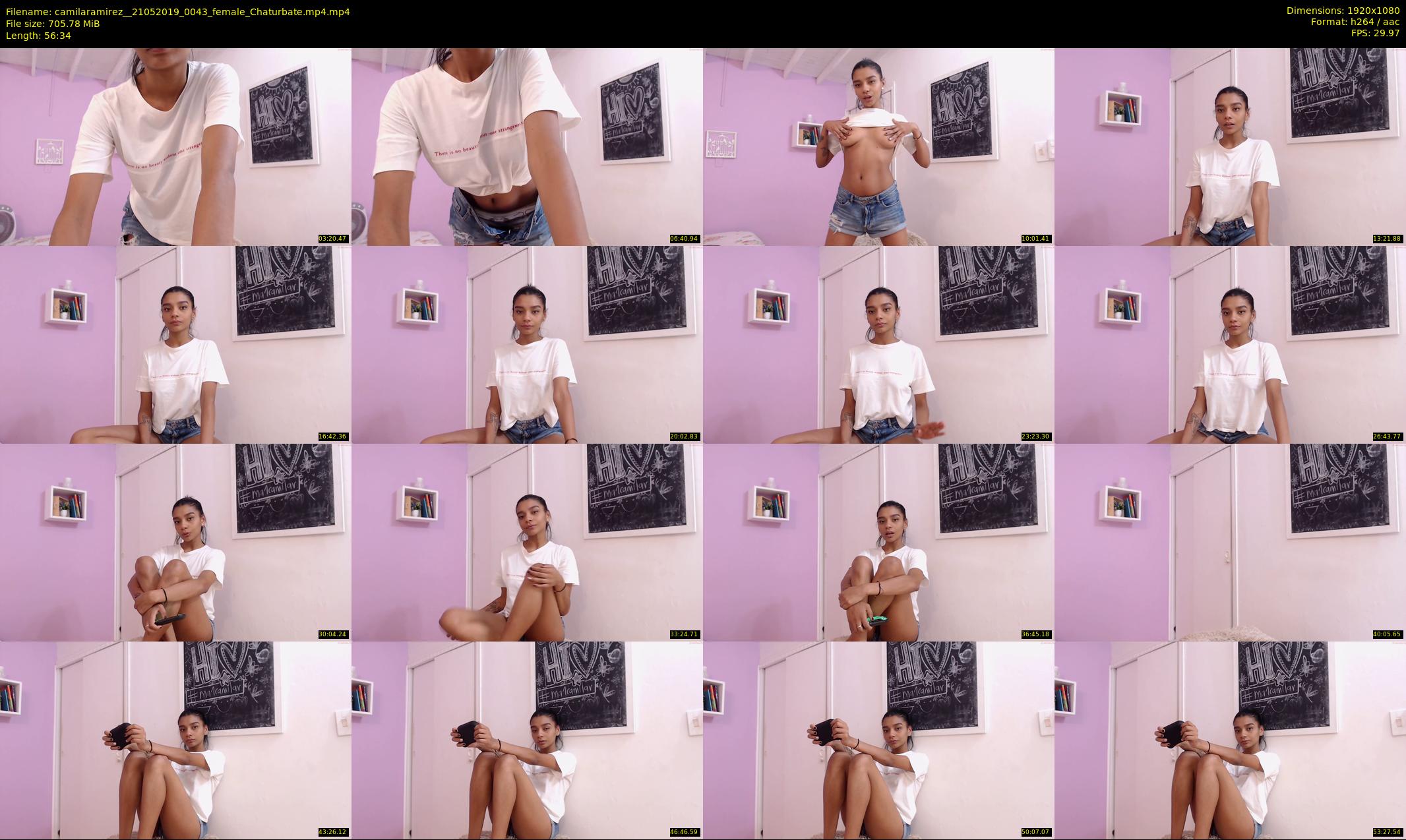 camilaramirez_ — 57 minute Chaturbate female cam show recording, 1080p, May 21, 2019