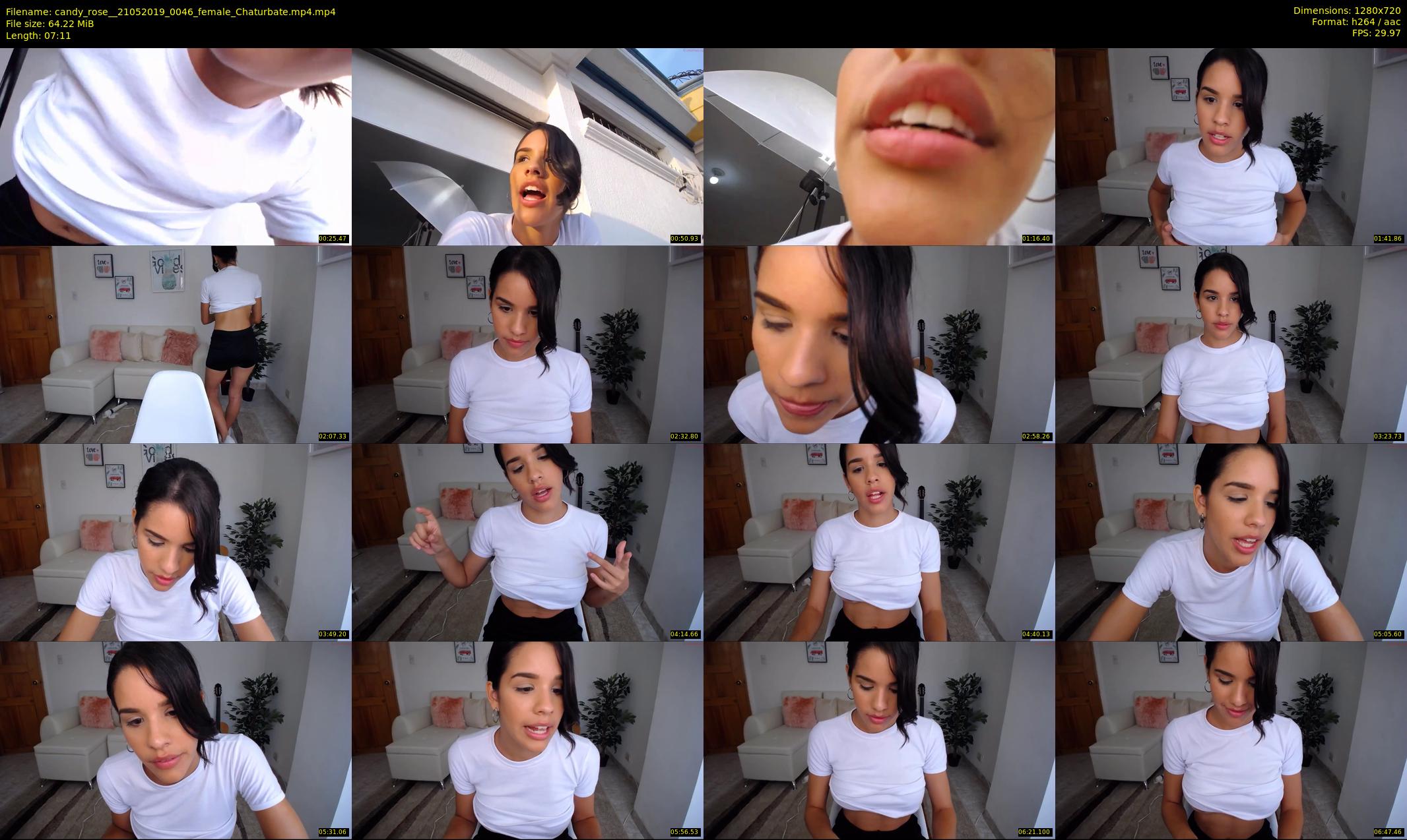 candy_rose_ — 8 minute Chaturbate female cam show recording, 720p, May 21, 2019