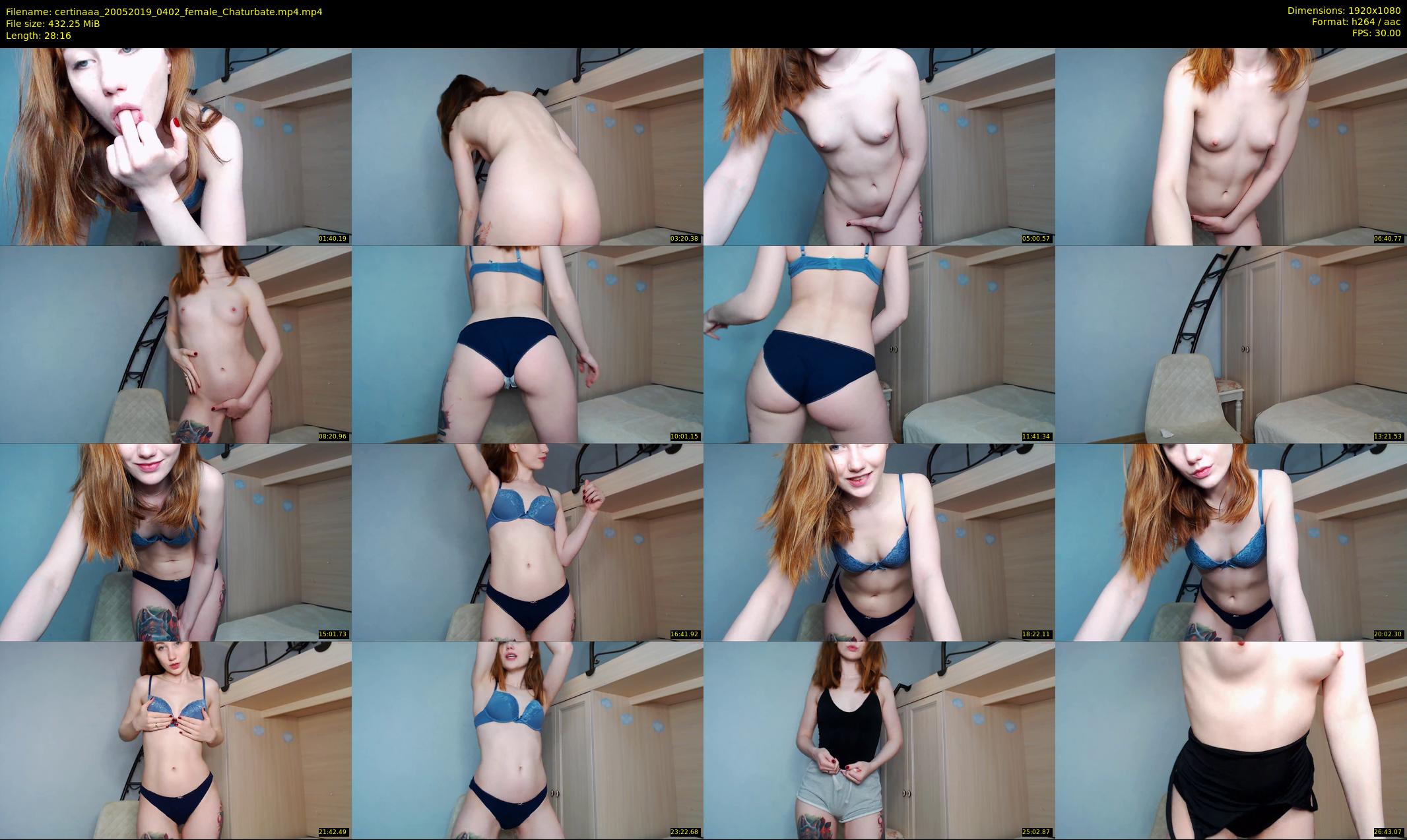 certinaaa — 29 minute Chaturbate female cam show recording, 1080p, May 20, 2019