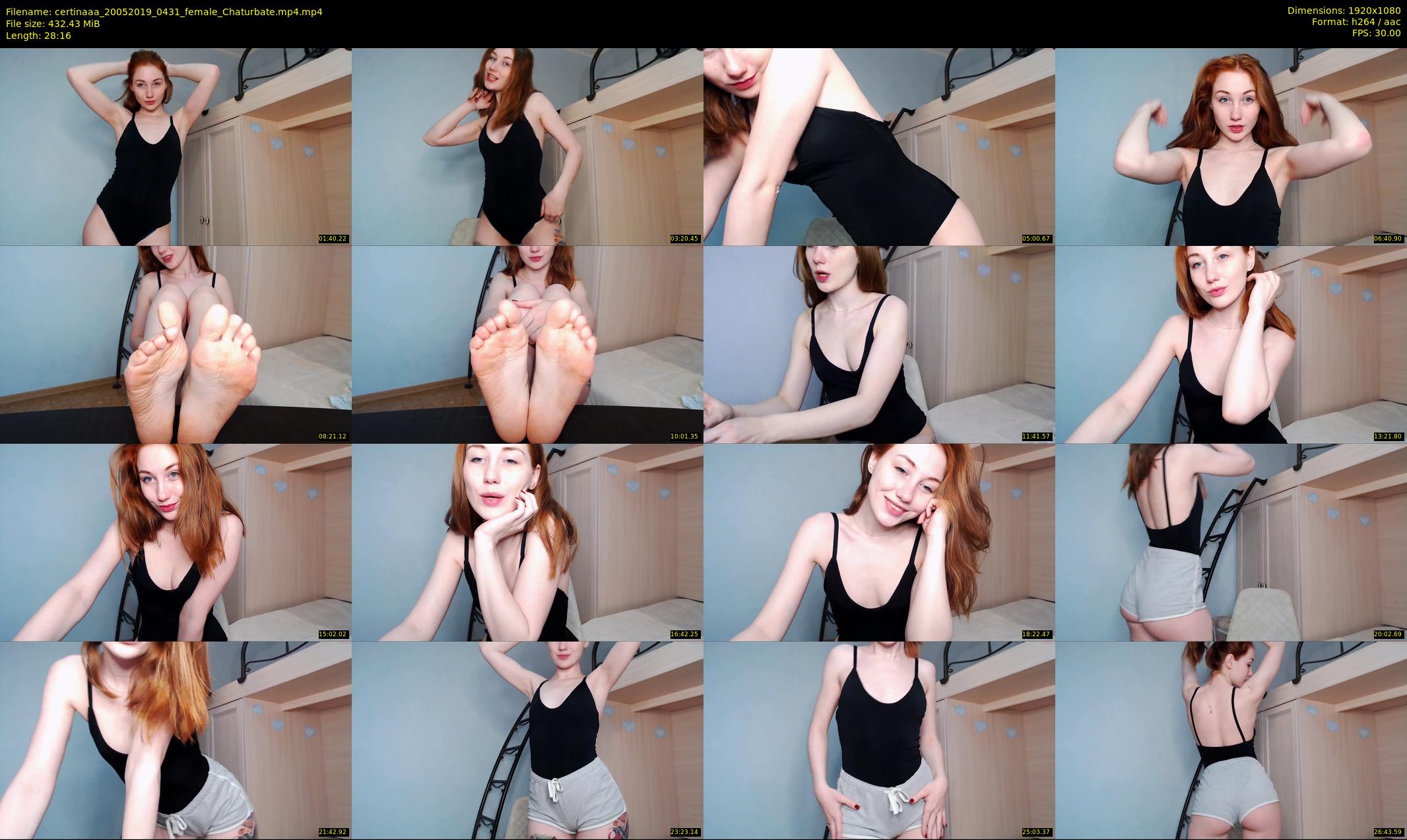 certinaaa — 29 minute Chaturbate female cam show recording, 1080p, May 20, 2019