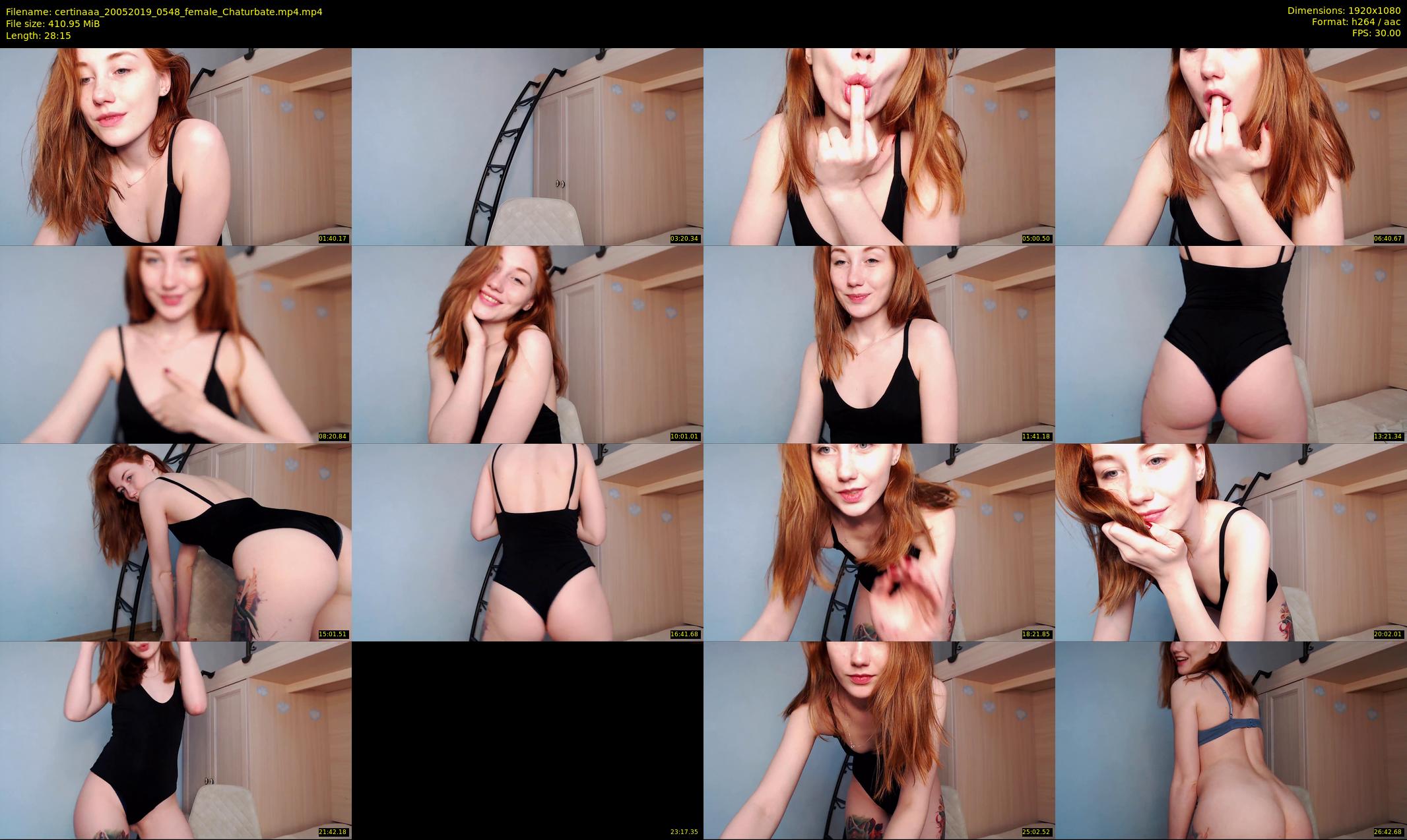 certinaaa — 29 minute Chaturbate female cam show recording, 1080p, May 20, 2019