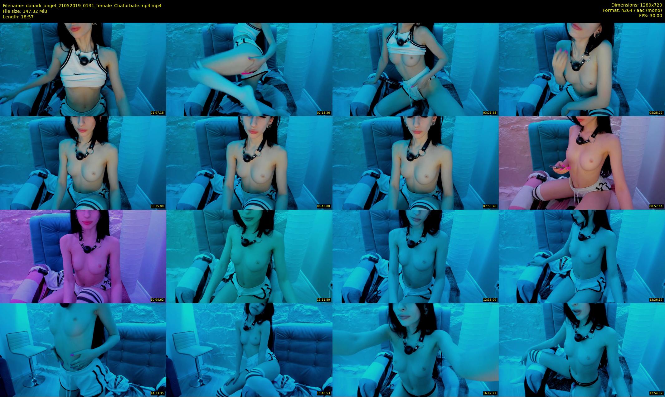 daaark_angel — 19 minute Chaturbate female cam show recording, 720p, May 21, 2019