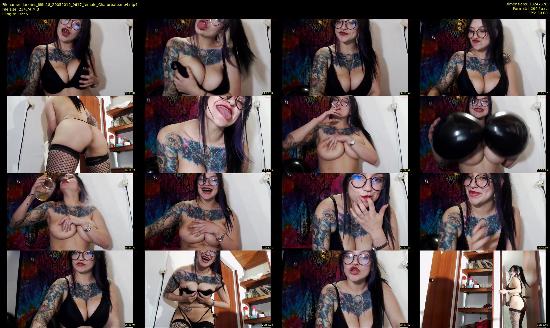 darknes_lilith18 — 35 minute Chaturbate female cam show recording, 480p, May 20, 2019